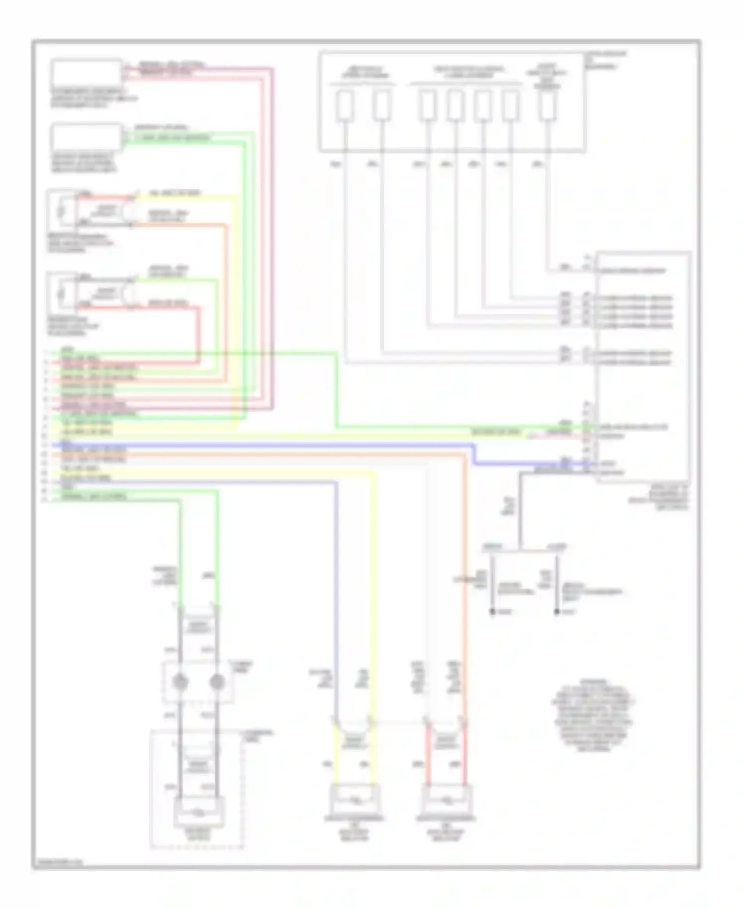 Accord Honda VI (1997-2002): Supplemental restraint circuit (2 of 2)