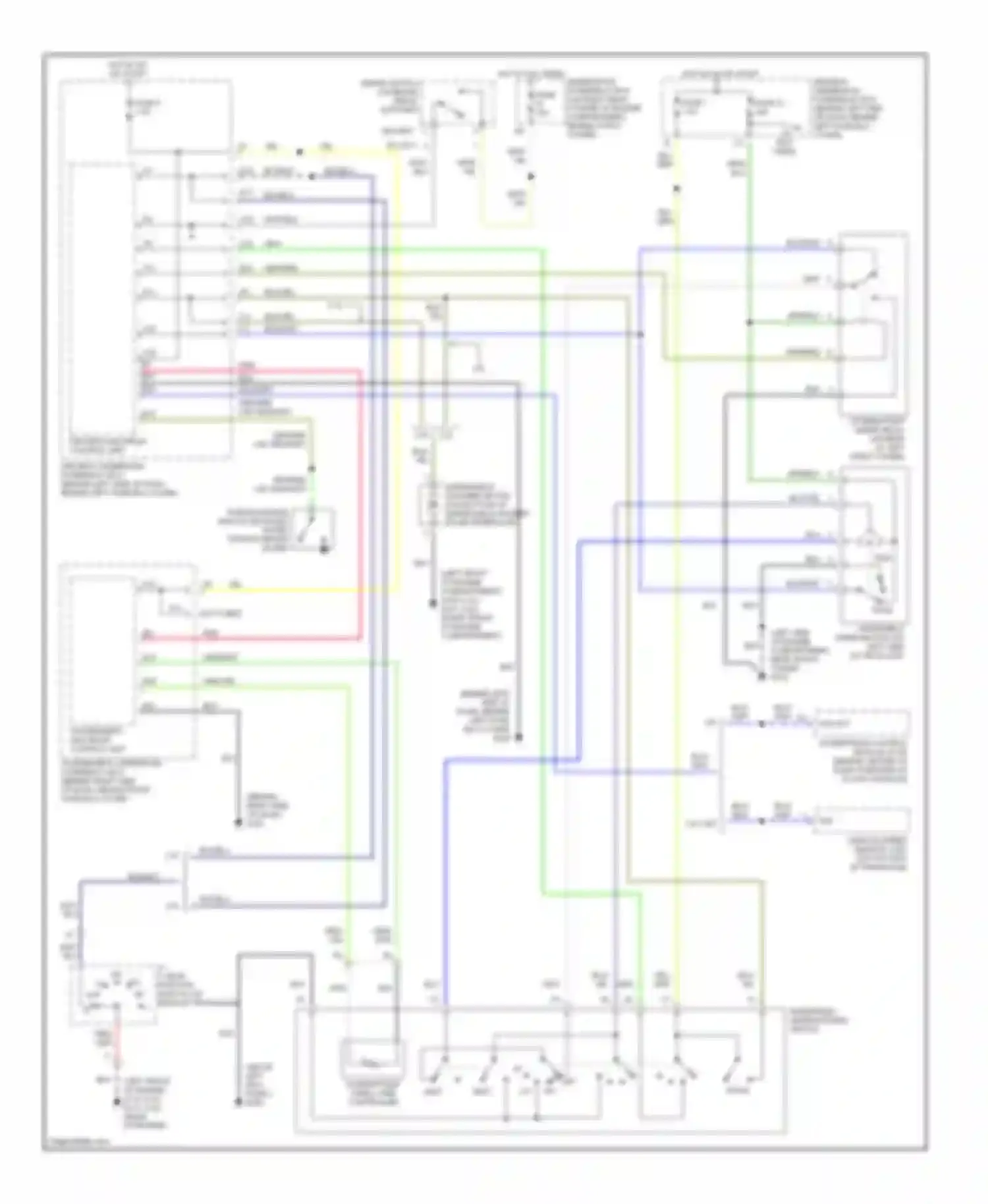 Accord Honda VI (1997-2002): Wiper/washer circuit