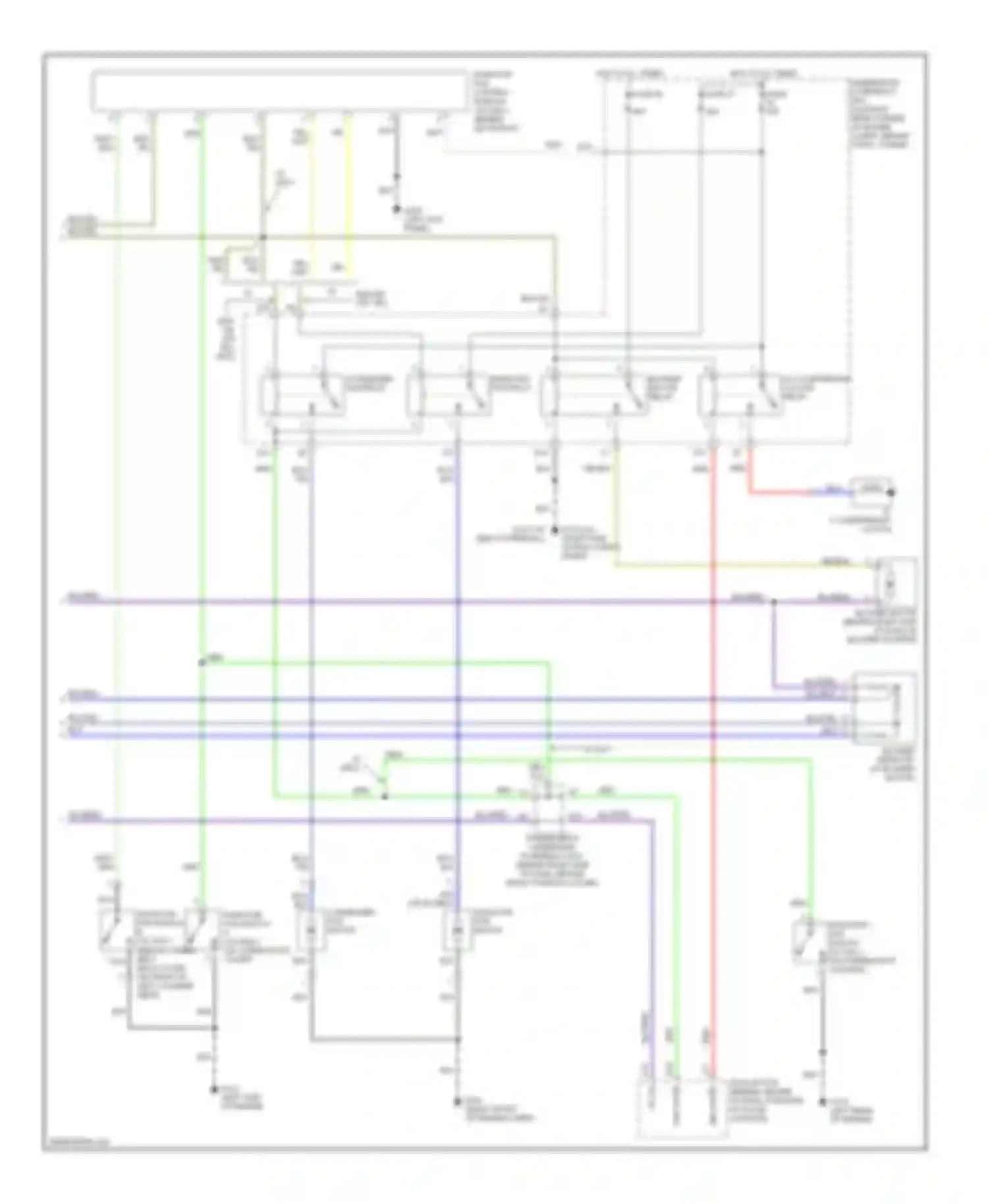 Wiring diagram a/c on in for Honda Accord VI (1997-2002) (2 of 2)