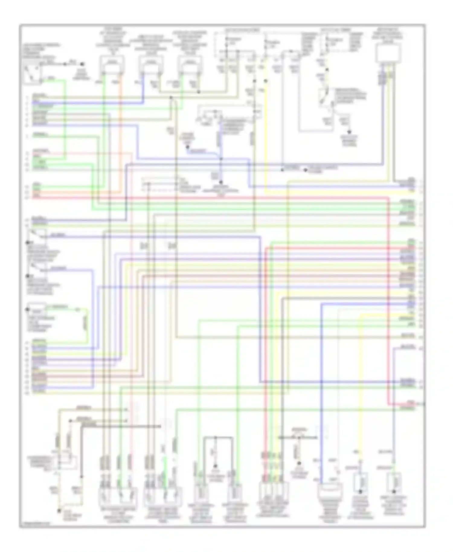 Wiring diagram cruise control unit for Honda Accord VI (1997-2002) (4 of 4)