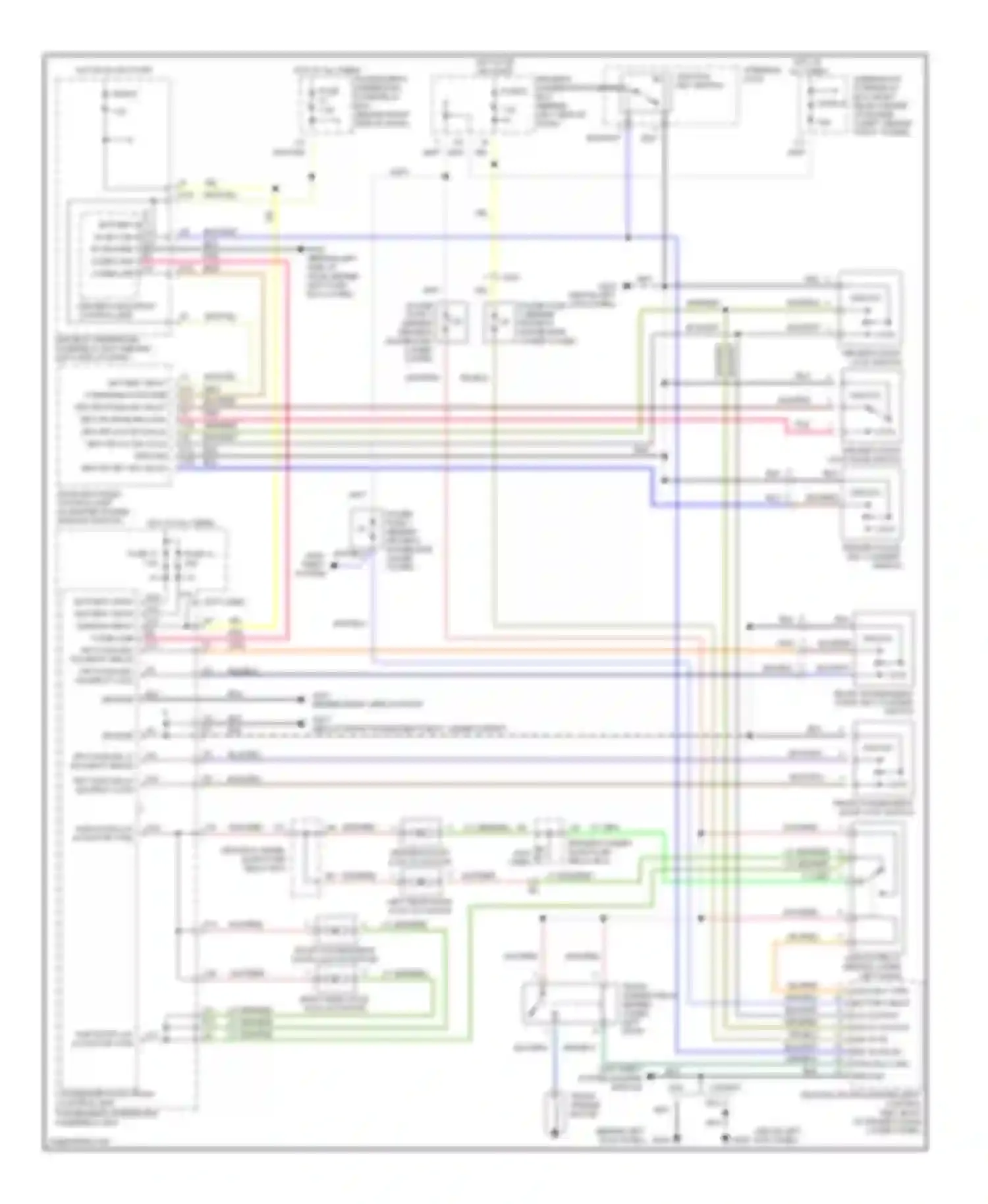 Wiring diagram driver's under- dash fuse/ relay box for Honda Accord VI (1997-2002) (12 of 13)