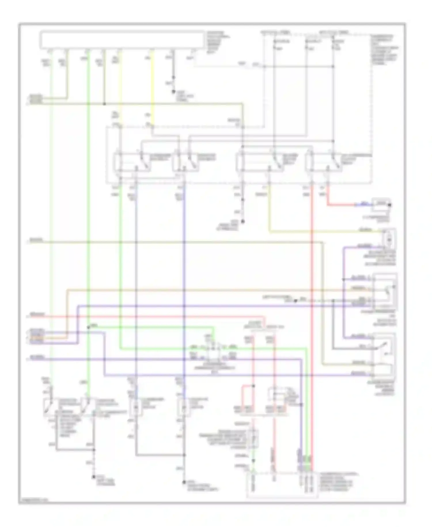 Wiring diagram (except for Honda Accord VI (1997-2002) (1 of 1)