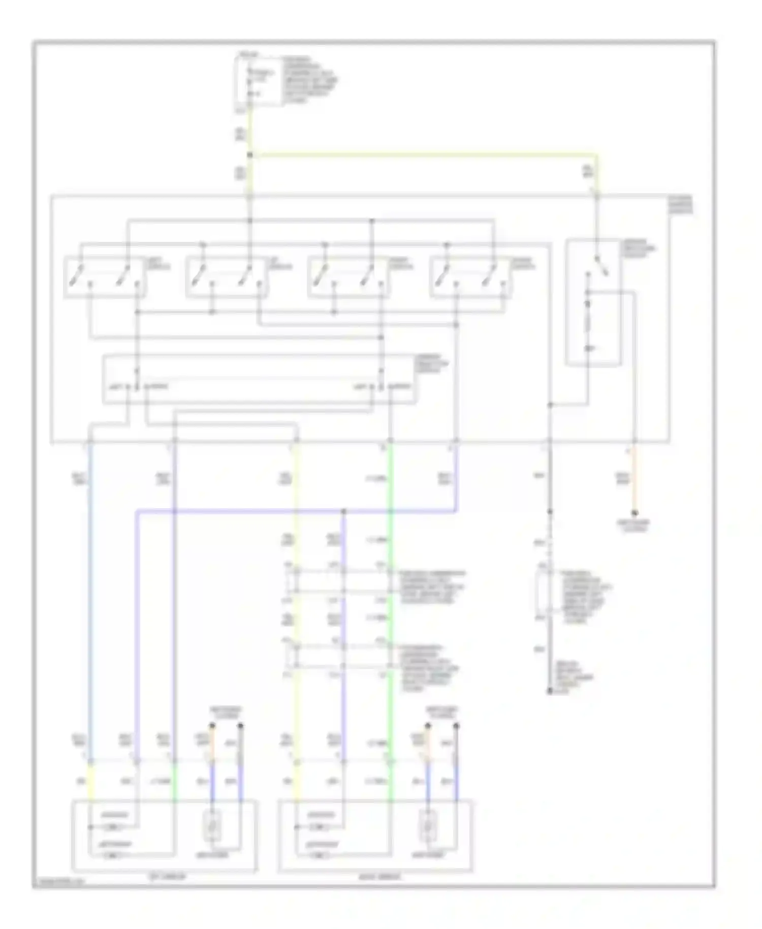 Wiring diagram fuse 4 for Honda Accord VI (1997-2002) (6 of 7)