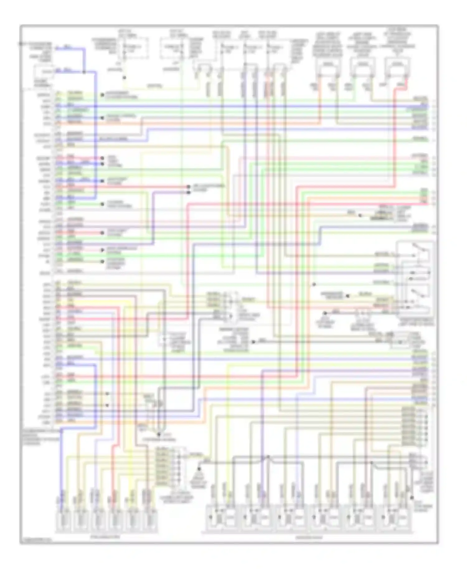 Wiring diagram gauge assembly for Honda Accord VI (1997-2002) (9 of 31)
