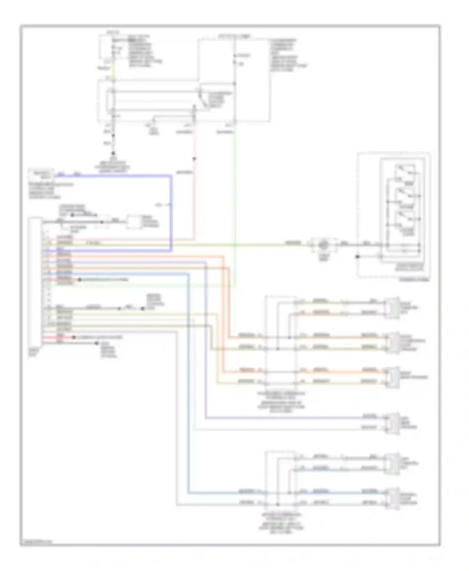 Wiring diagram hot in acc or on driver's underdash fuse/relay box fuse 8 for Honda Accord VI (1997-2002) (1 of 1)