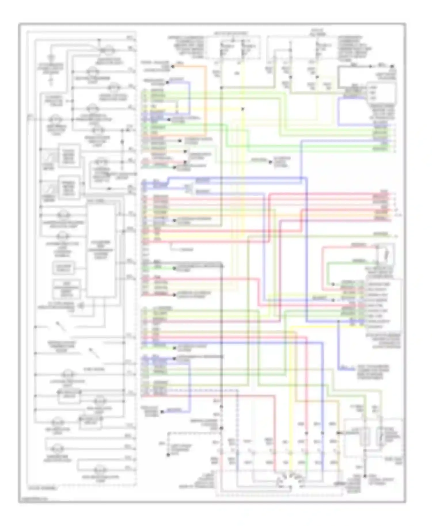 Wiring diagram malfunction indicator light for Honda Accord VI (1997-2002) (1 of 1)