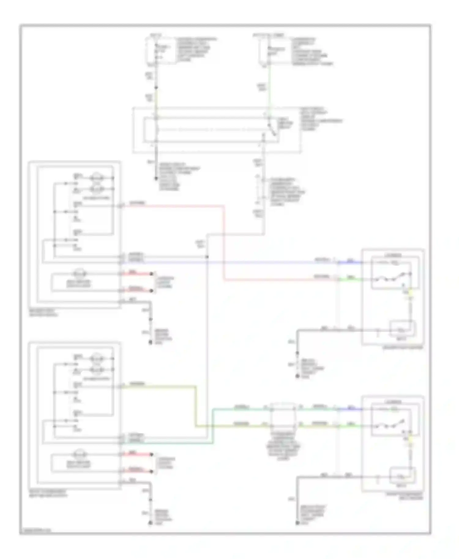 Wiring diagram on indicators for Honda Accord VI (1997-2002) (1 of 1)