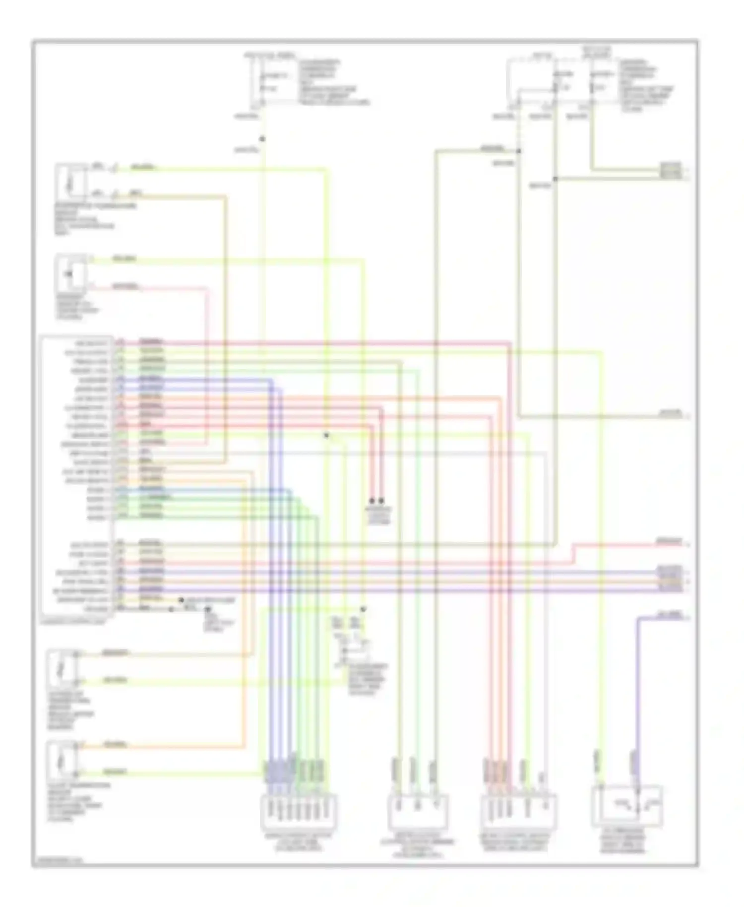 Wiring diagram org/blk for Honda Accord VI (1997-2002) (1 of 2)