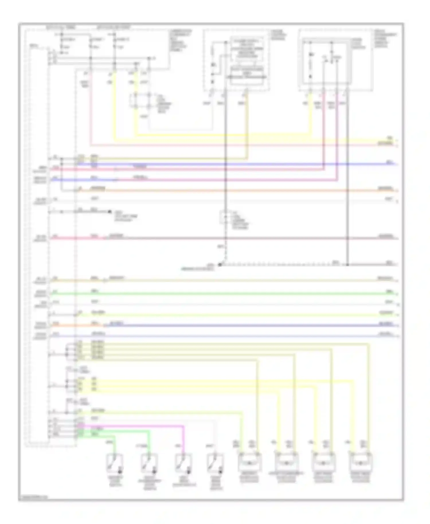 Accord Honda VII facelift (2005-2008): Forced entry circuit, hybrid (1 of 2)