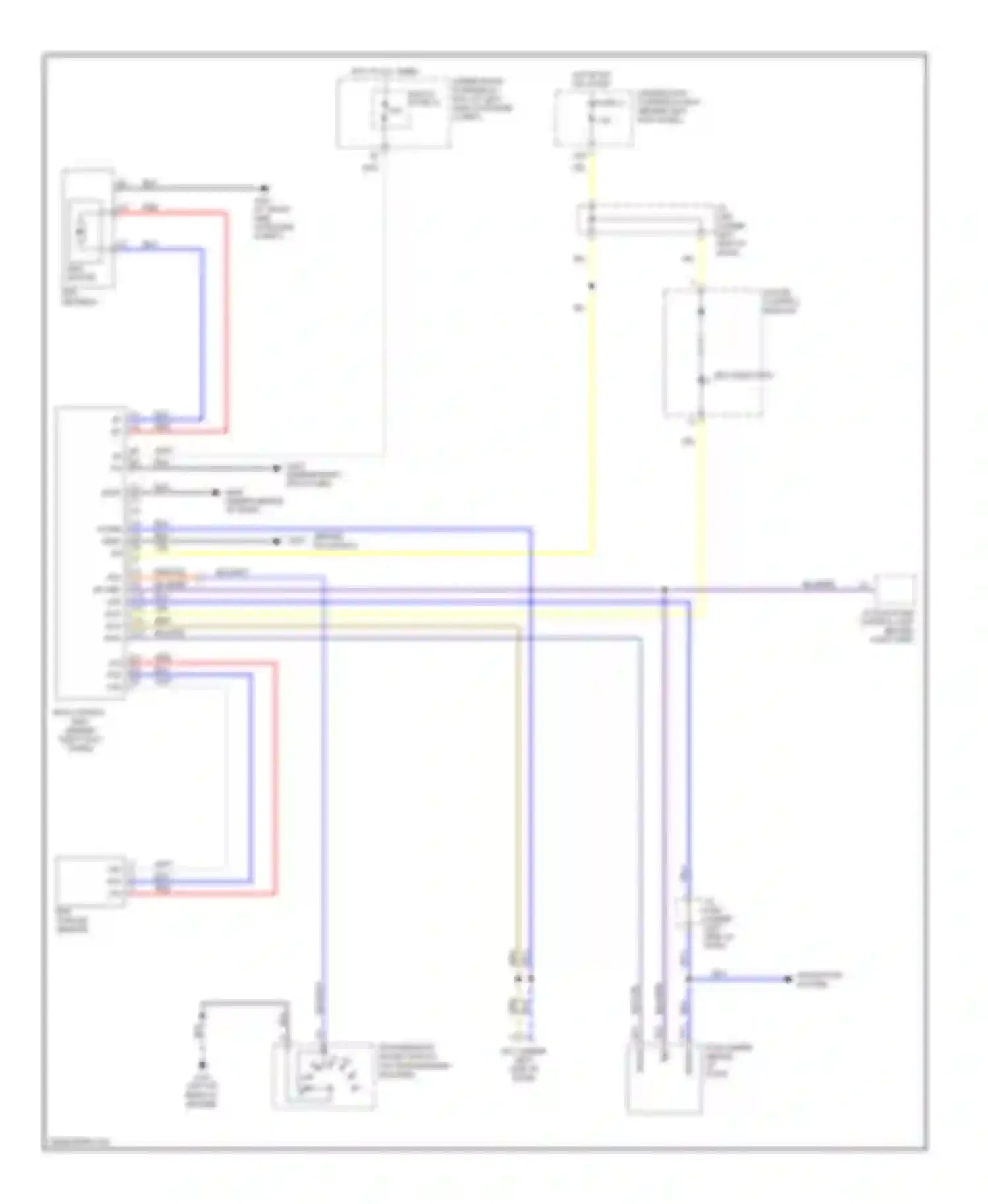 Accord Honda VII facelift (2005-2008): Electronic power steering circuit, hybrid