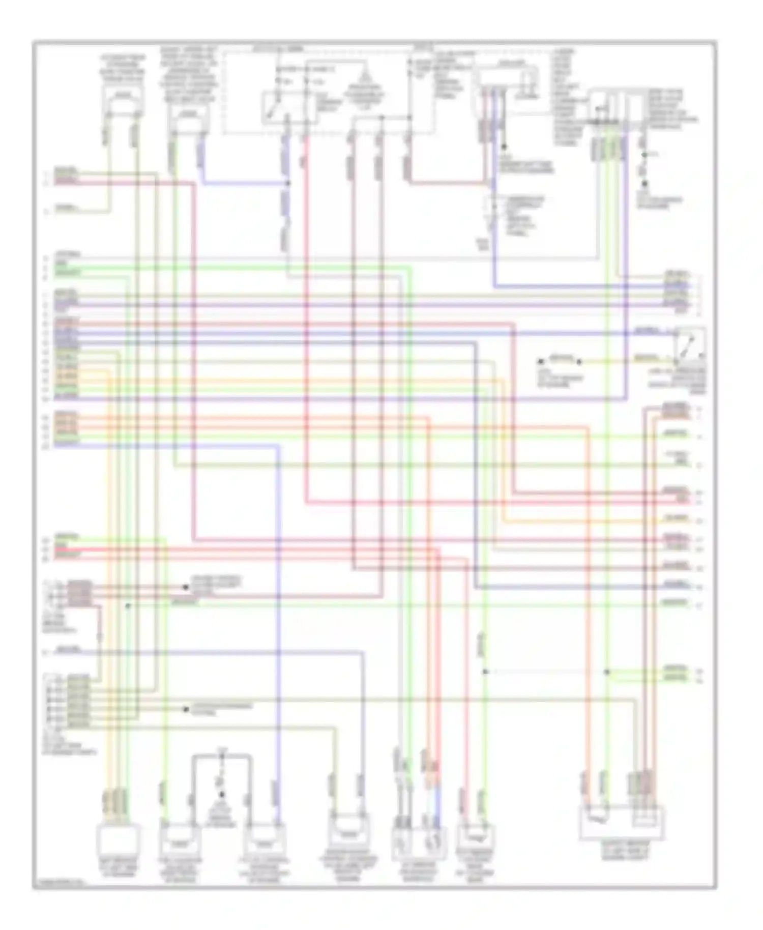 Accord Honda VII facelift (2005-2008): Wiring diagram engine performance 2.4l (2 of 4)