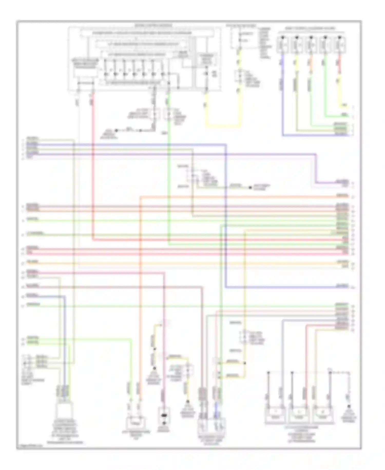 Accord Honda VII facelift (2005-2008): Wiring diagram engine performance 2.4l (3 of 4)