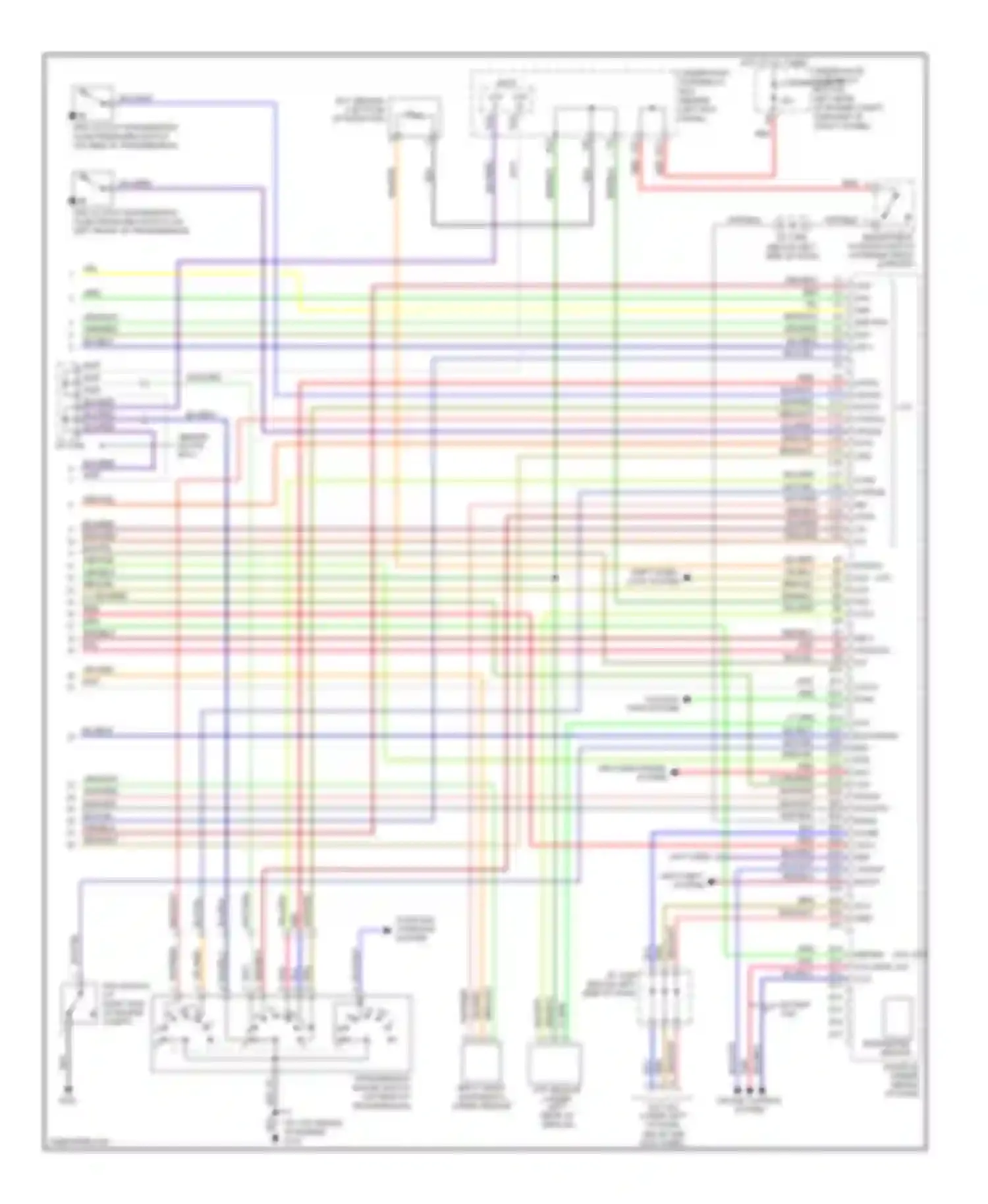 Accord Honda VII facelift (2005-2008): Wiring diagram engine performance 2.4l (4 of 4)
