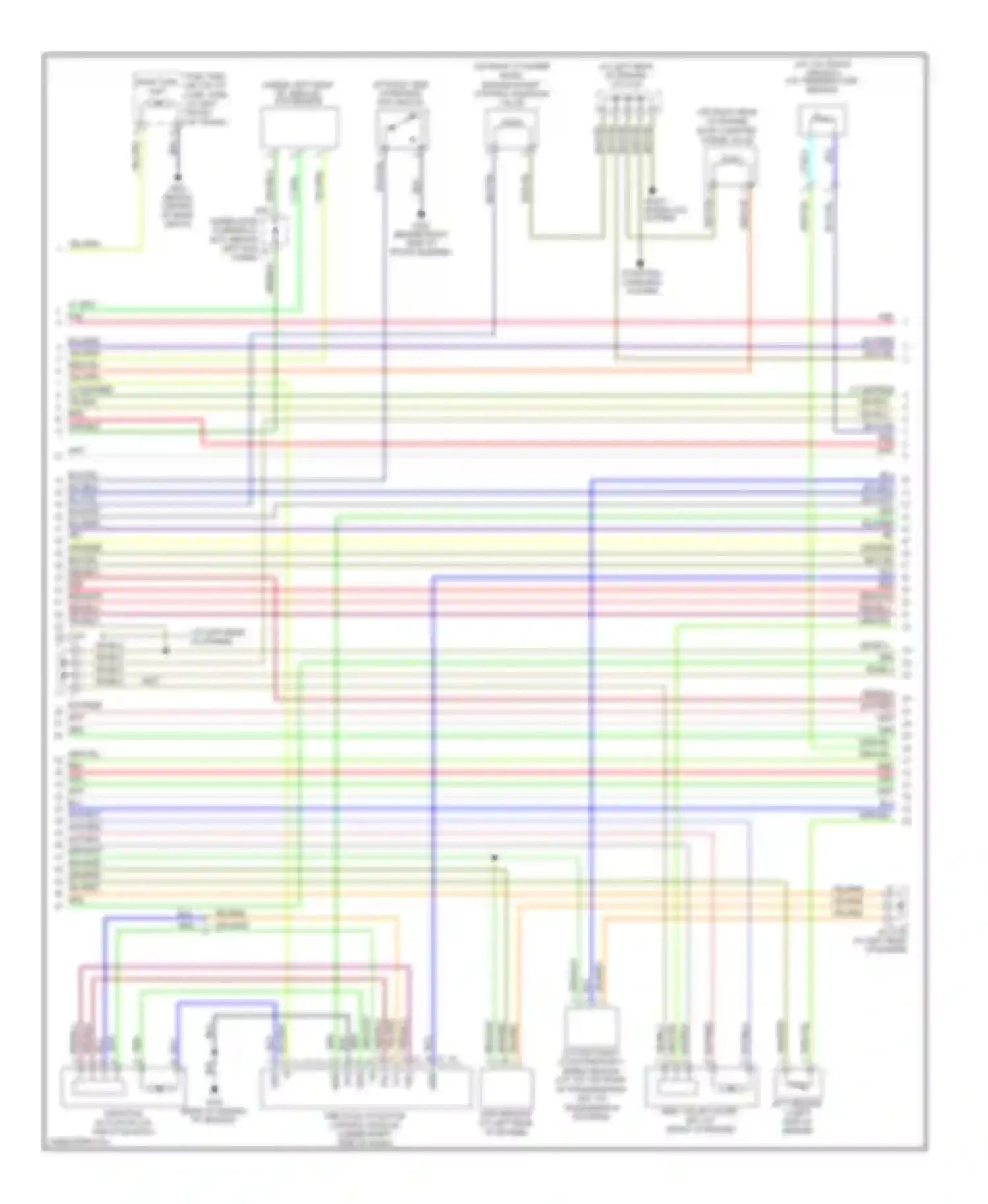 Accord Honda VII facelift (2005-2008): Wiring diagram engine performance 3.0l, except hybrid (2 of 5)