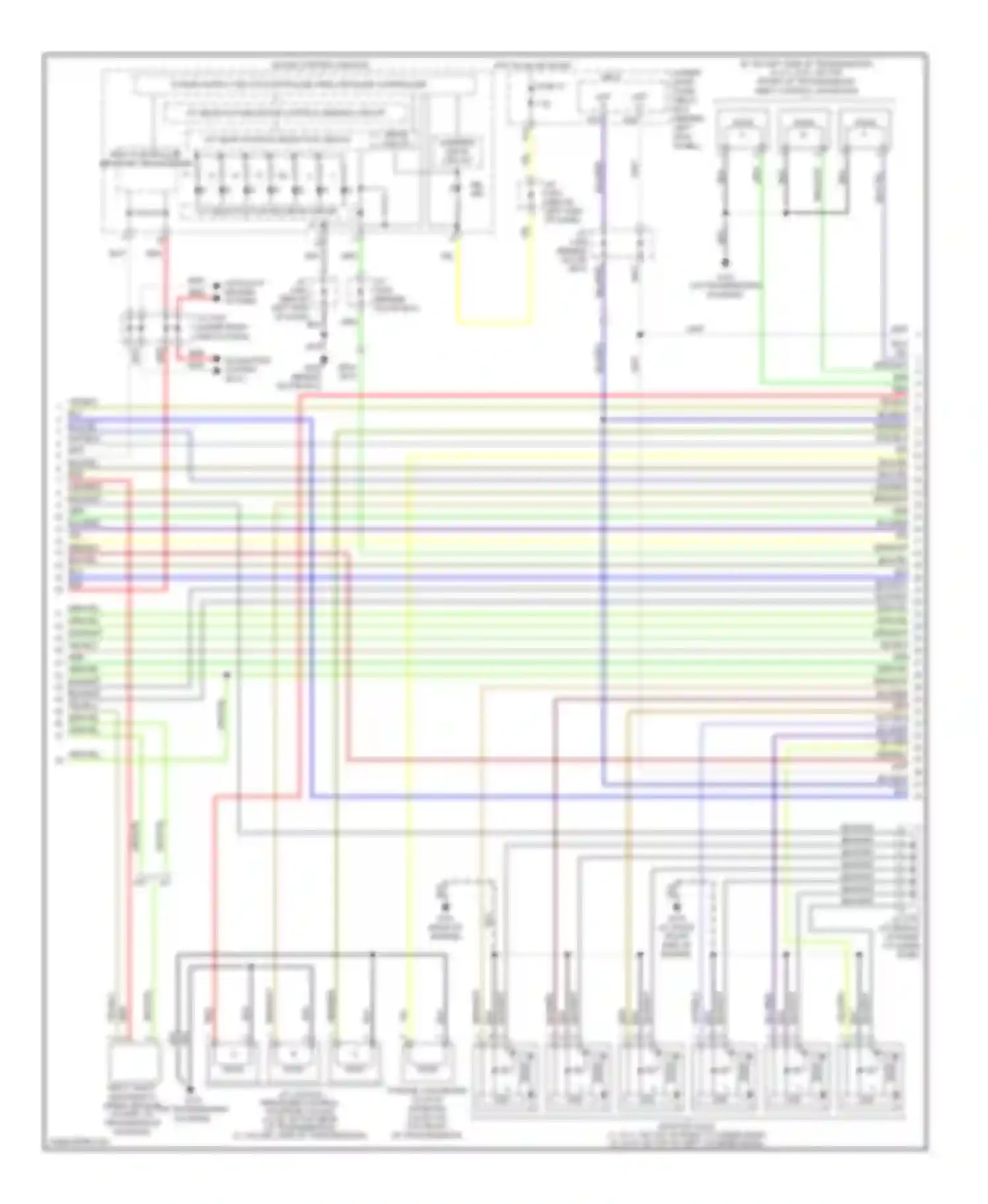 Accord Honda VII facelift (2005-2008): Wiring diagram engine performance 3.0l, except hybrid (4 of 5)