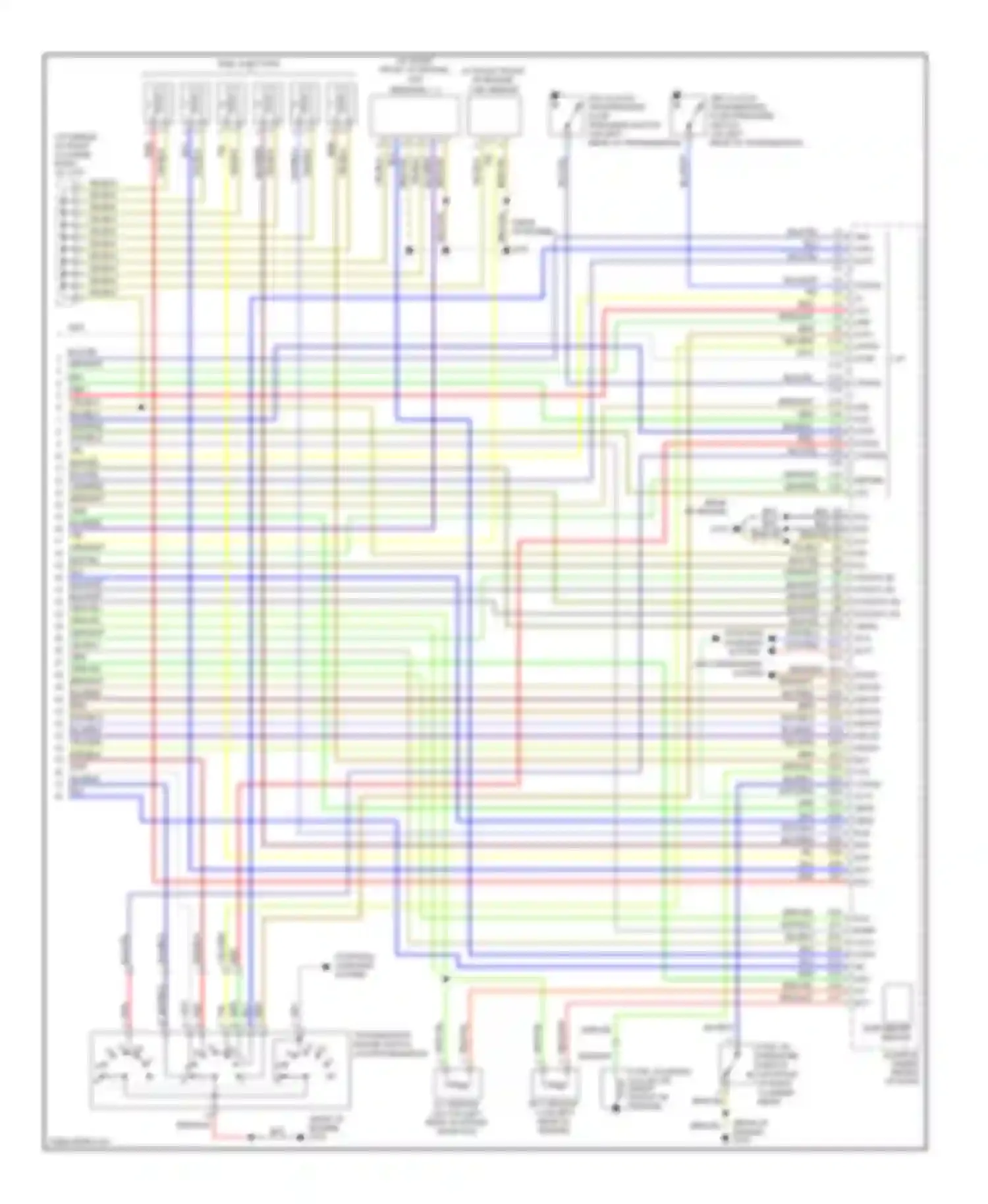 Accord Honda VII facelift (2005-2008): Wiring diagram engine performance 3.0l, except hybrid (5 of 5)
