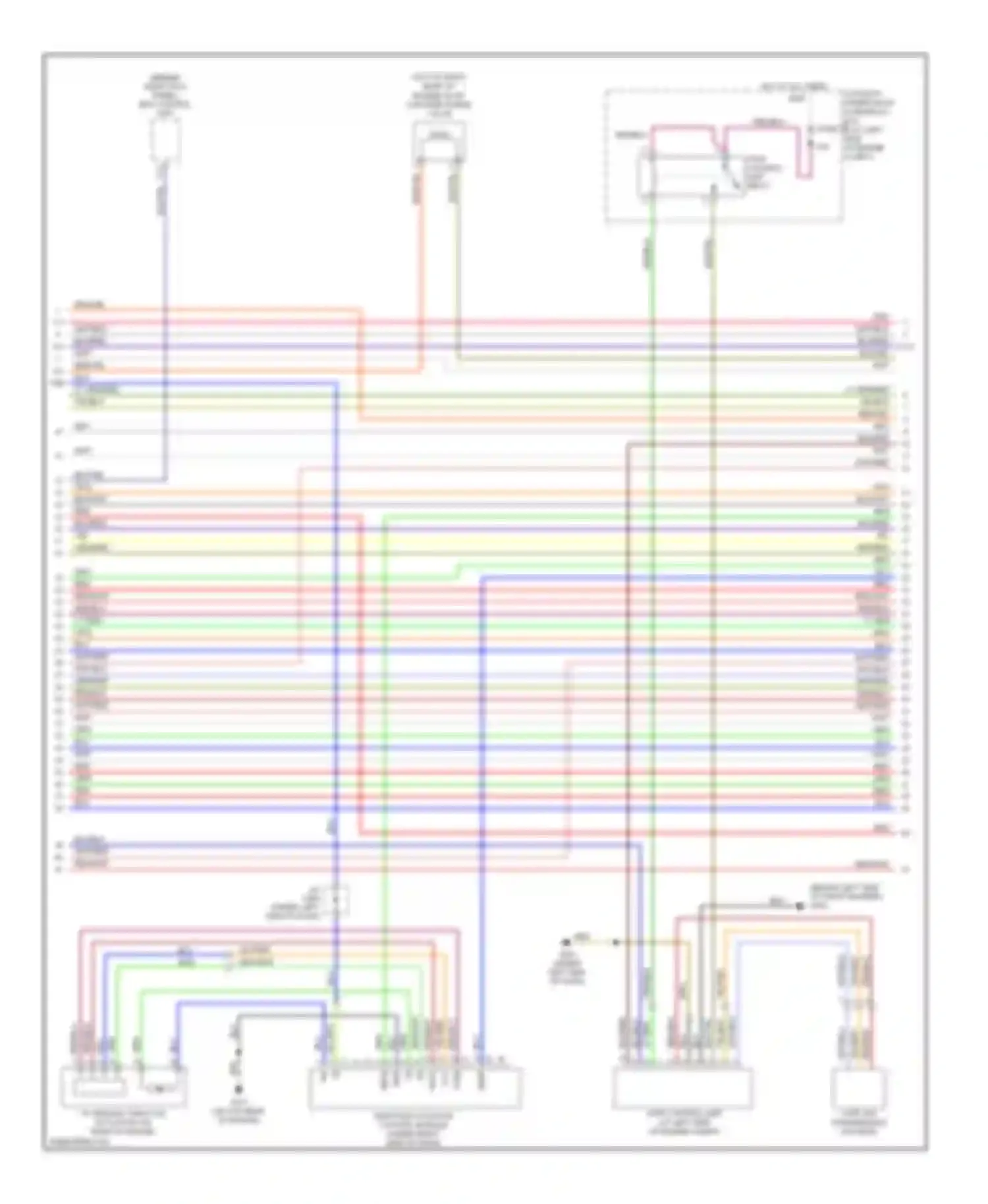 Accord Honda VII facelift (2005-2008): Wiring diagram engine performance 3.0l, hybrid (2 of 9)