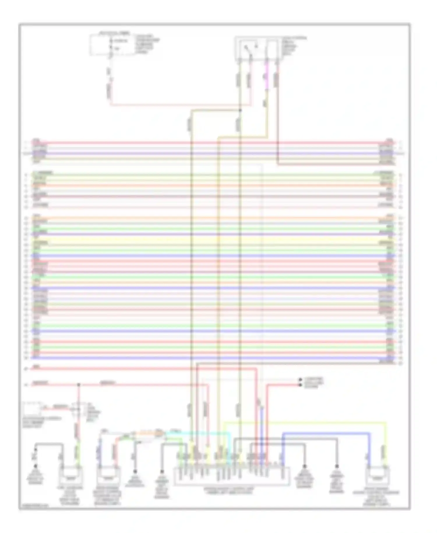 Accord Honda VII facelift (2005-2008): Wiring diagram engine performance 3.0l, hybrid (3 of 9)