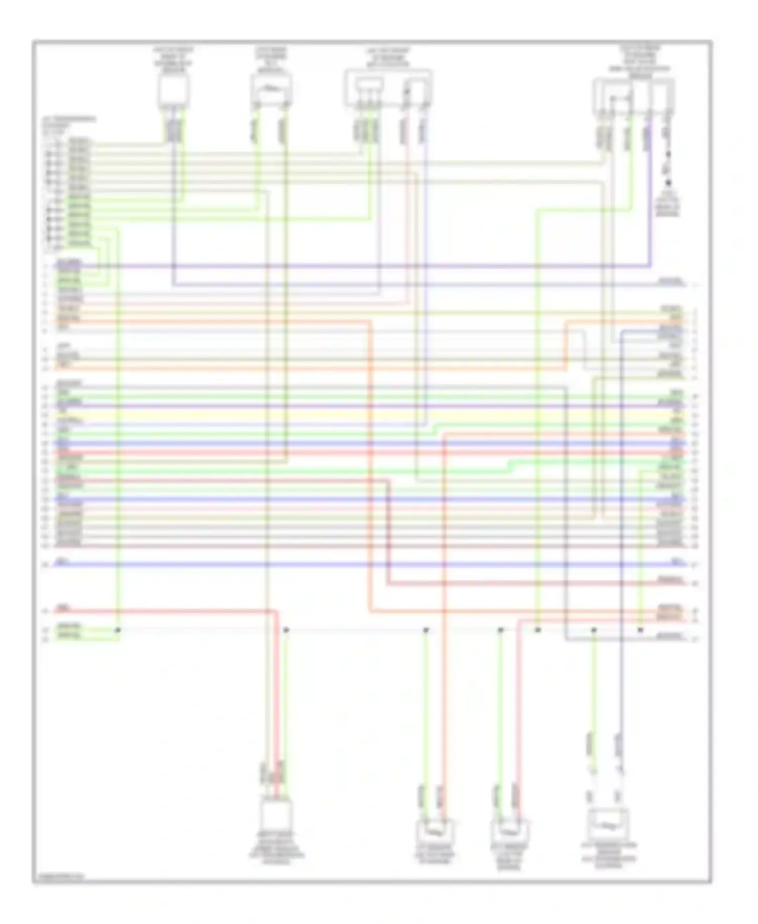 Accord Honda VII facelift (2005-2008): Wiring diagram engine performance 3.0l, hybrid (5 of 9)