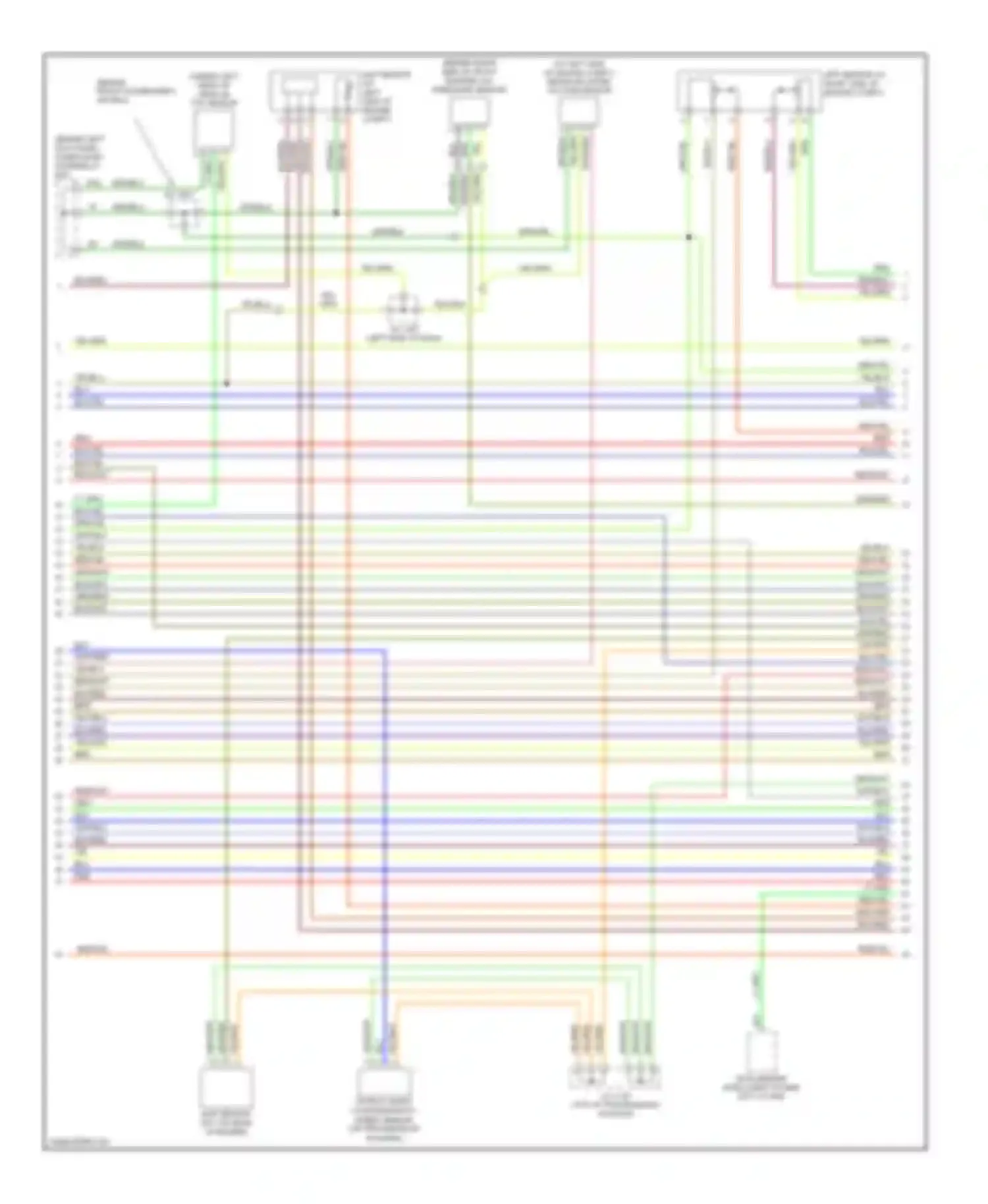 Accord Honda VII facelift (2005-2008): Wiring diagram engine performance 3.0l, hybrid (8 of 9)