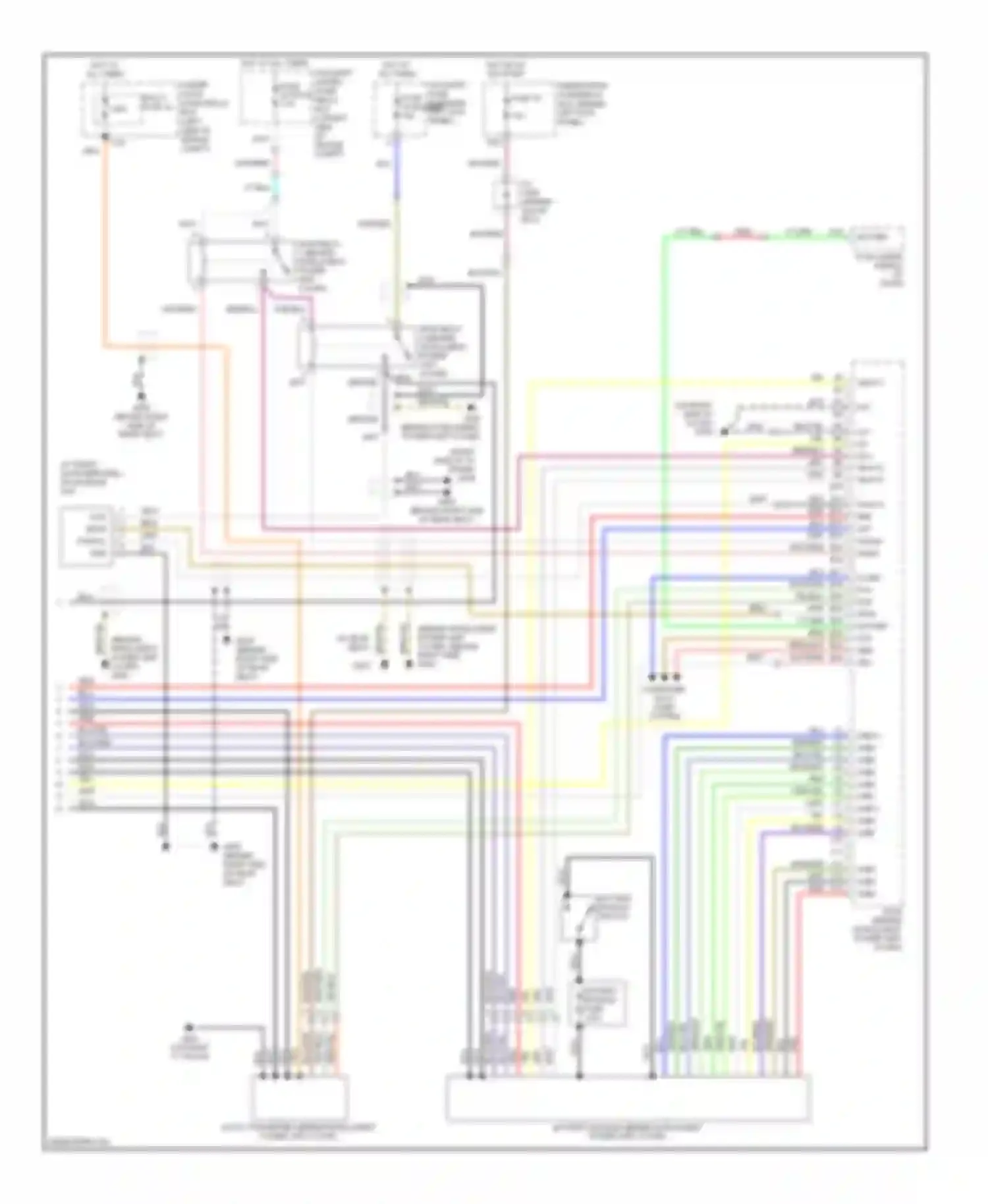 Accord Honda VII facelift (2005-2008): Wiring diagram engine performance 3.0l, ima circuit (3 of 3)