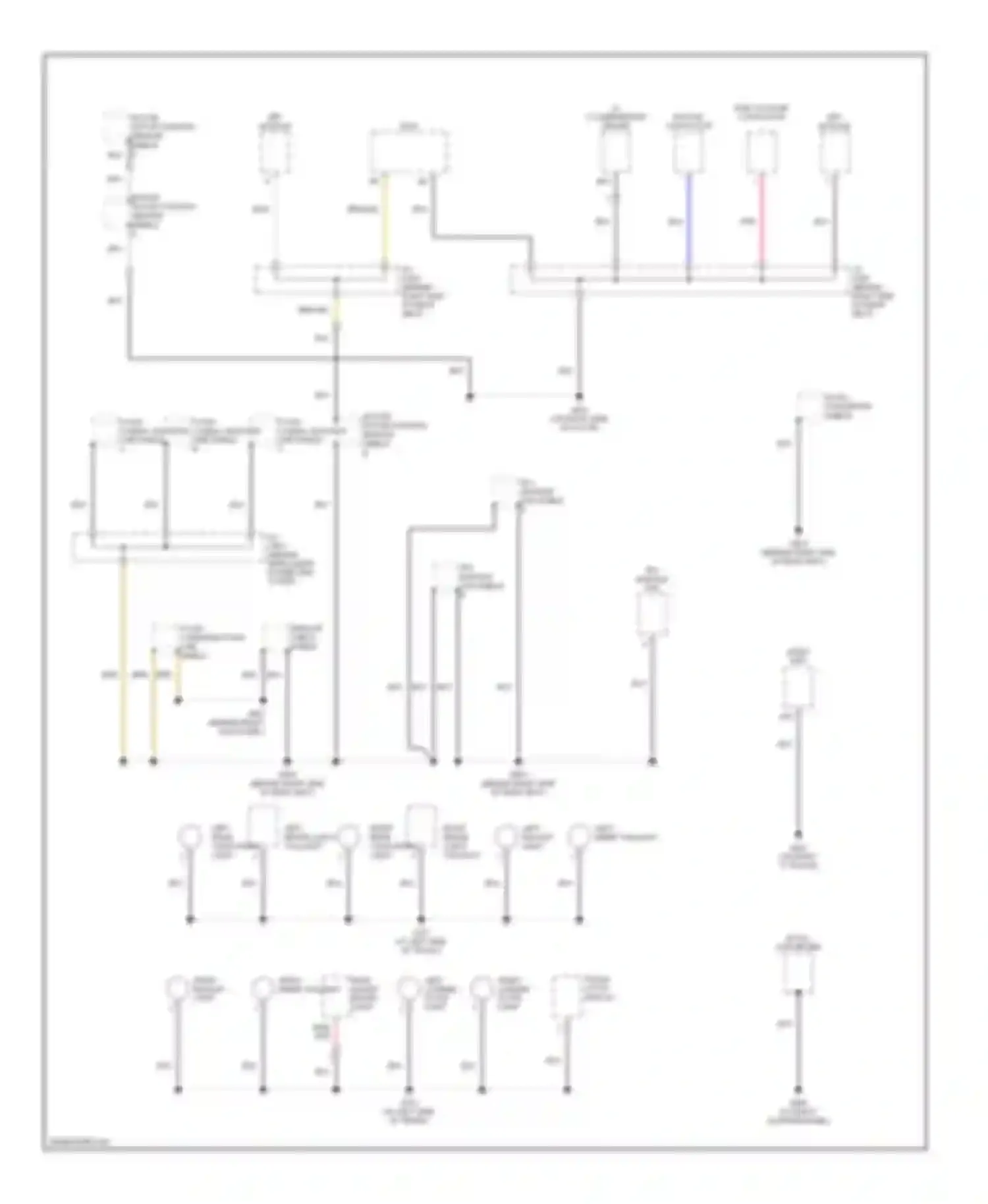 Accord Honda VII facelift (2005-2008): Ground distribution circuit, hybrid (5 of 5)
