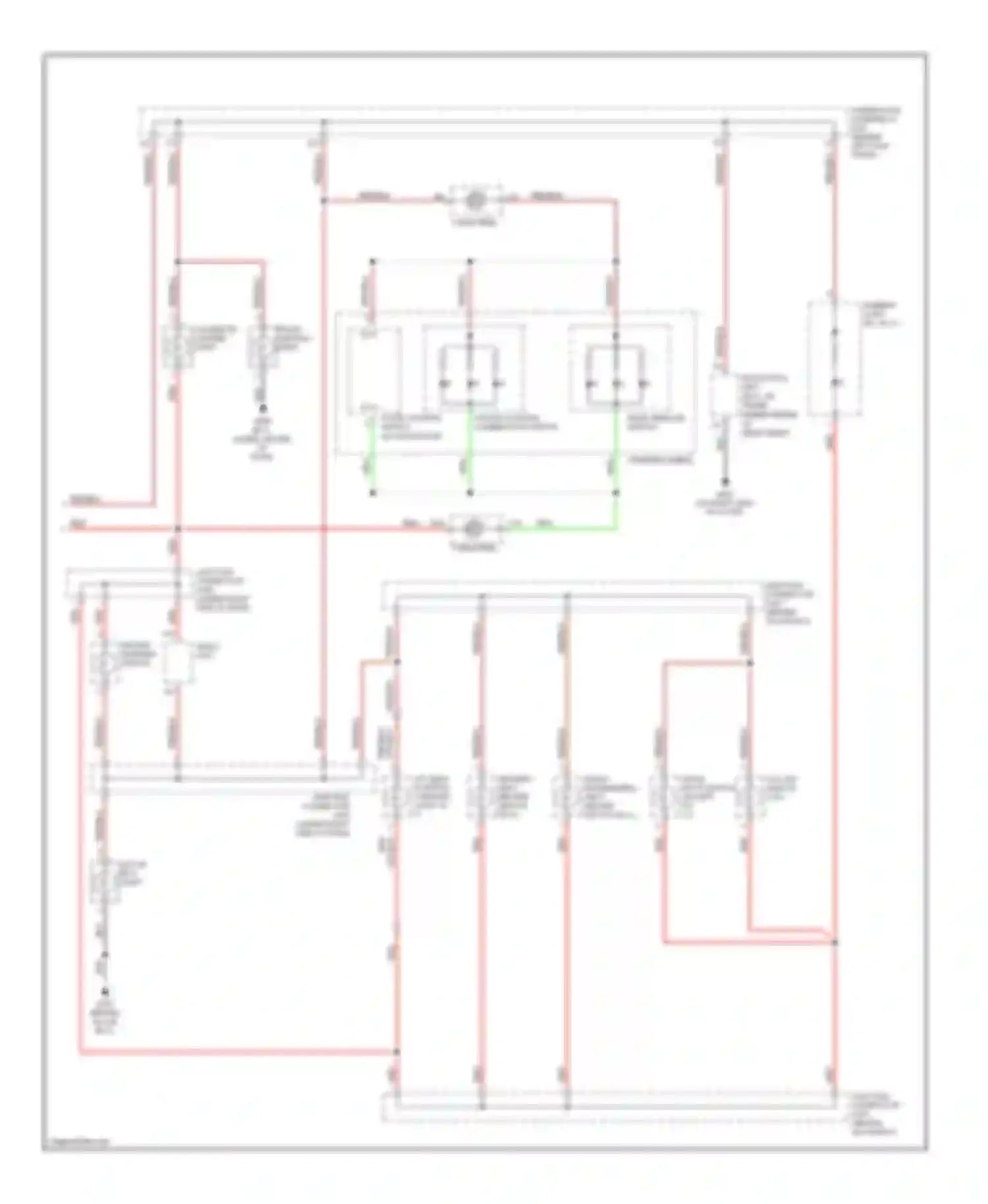 Accord Honda VII facelift (2005-2008): Instrument illumination circuit, except hybrid (2 of 2)