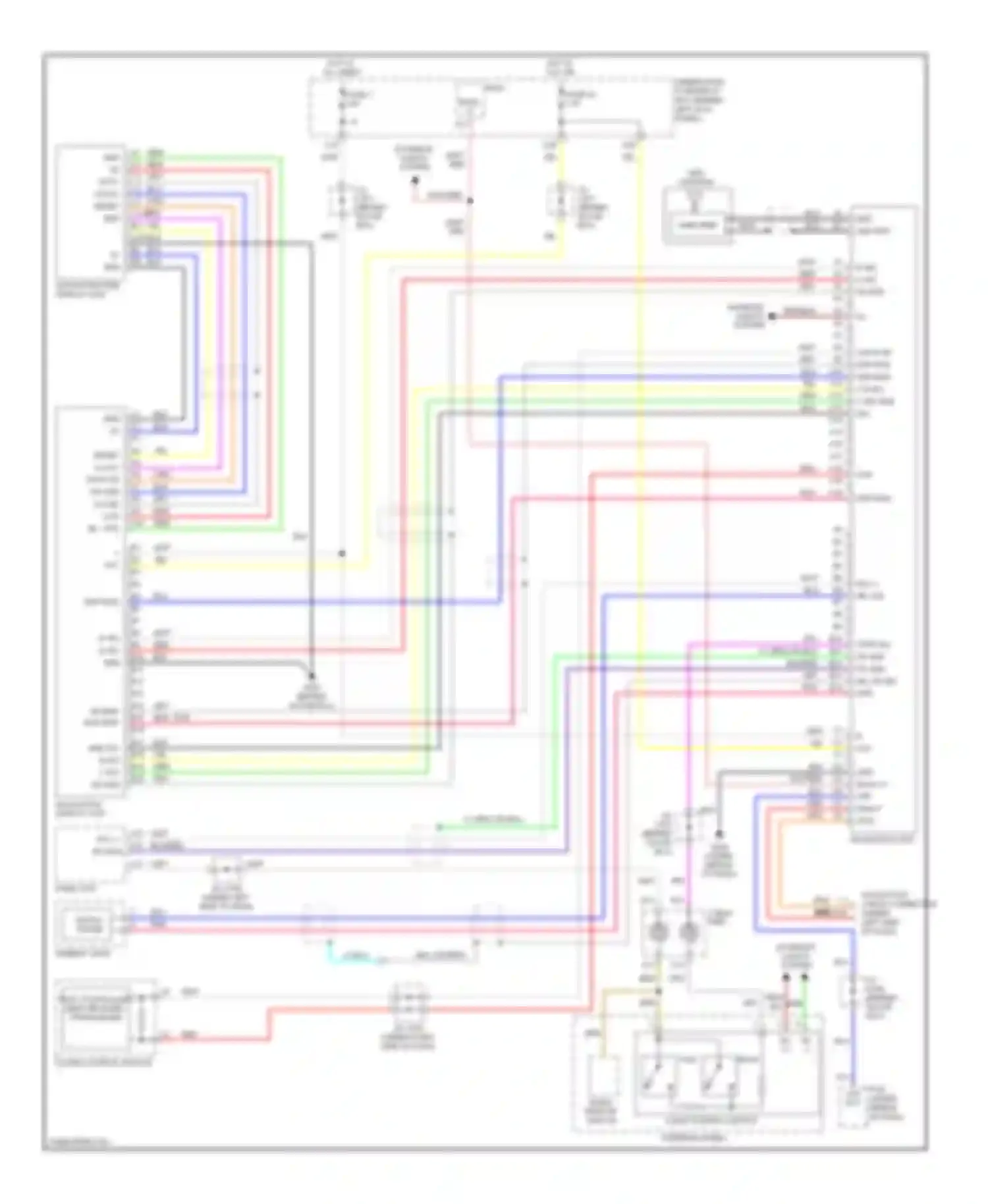 Accord Honda VII facelift (2005-2008): Navigation circuit, hybrid