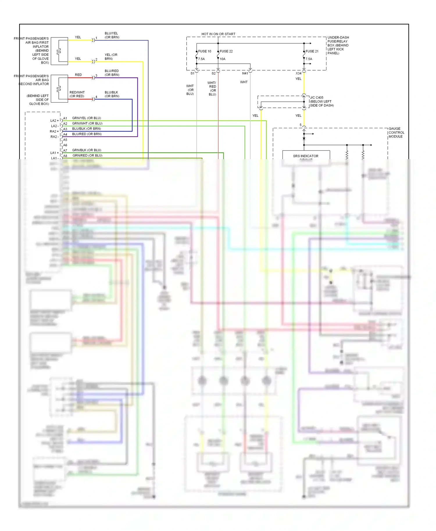 Wiring diagram blu/red for Honda Accord VII facelift (2005-2008) (67 of 67)