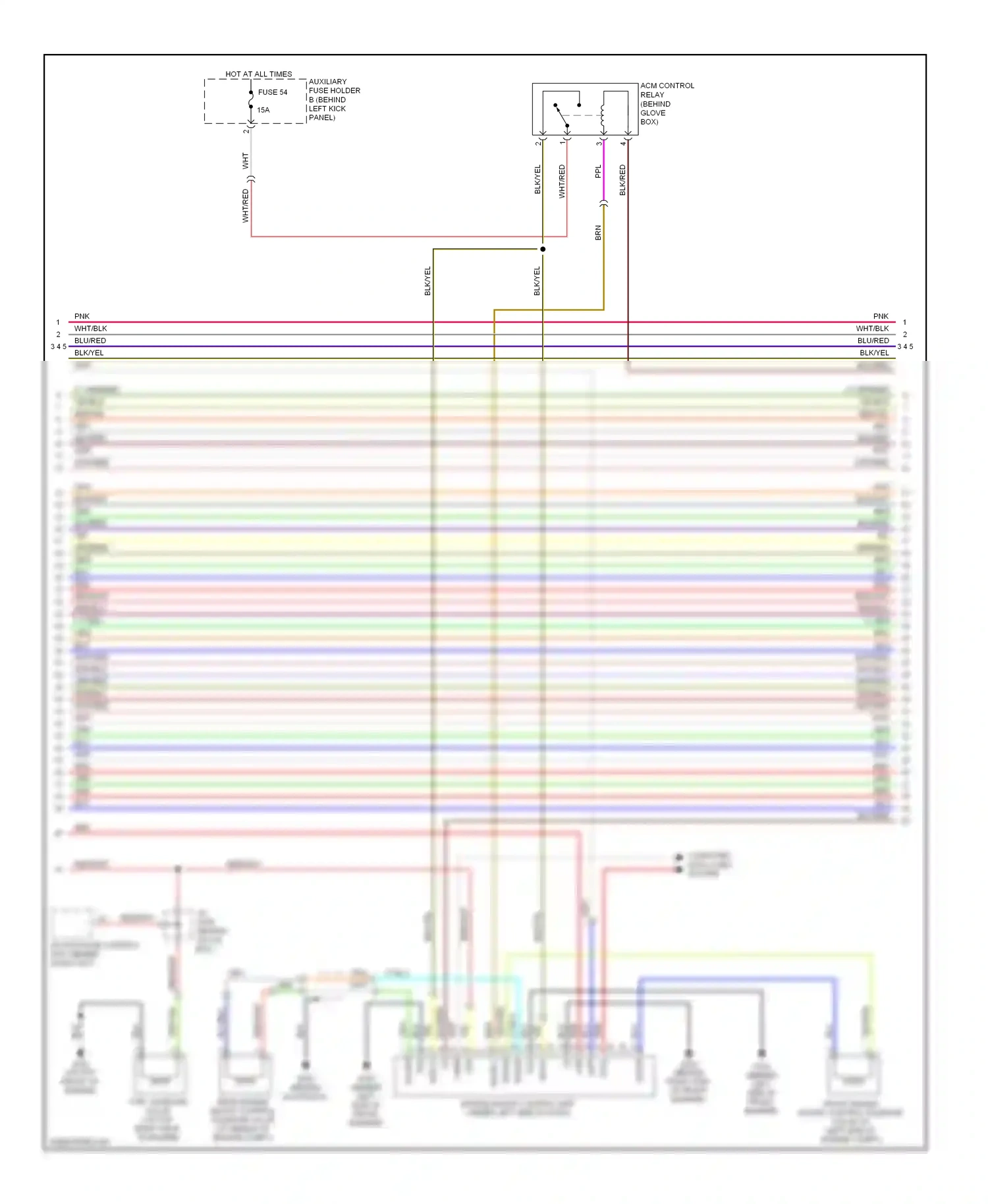 Wiring diagram computer data lines system for Honda Accord VII facelift (2005-2008) (7 of 9)