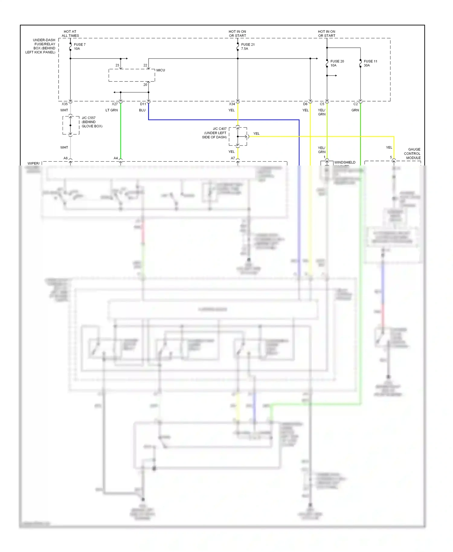 Wiring diagram controller area network controller for Honda Accord VII facelift (2005-2008) (2 of 2)