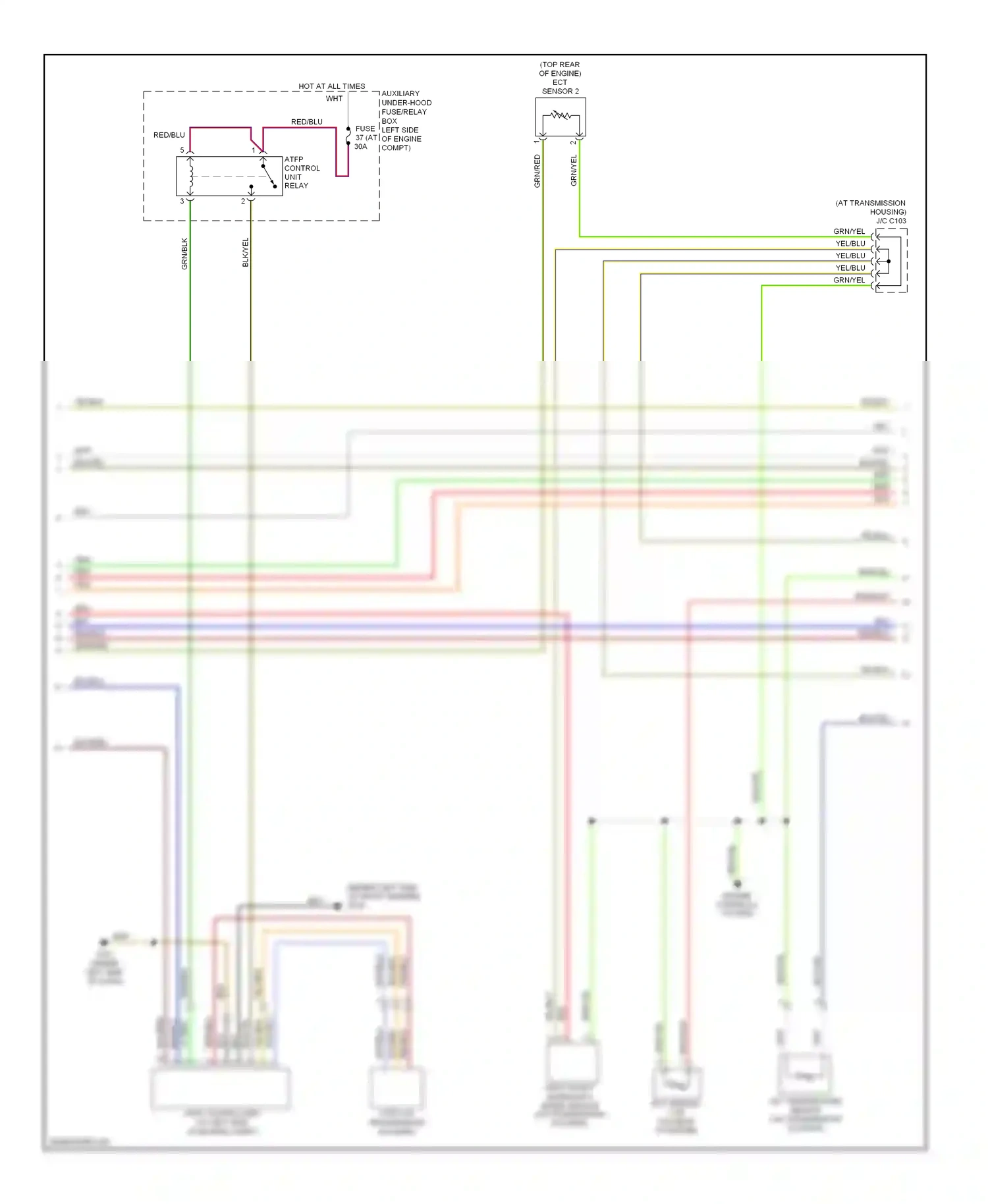 Wiring diagram engine controls system for Honda Accord VII facelift (2005-2008) (13 of 15)