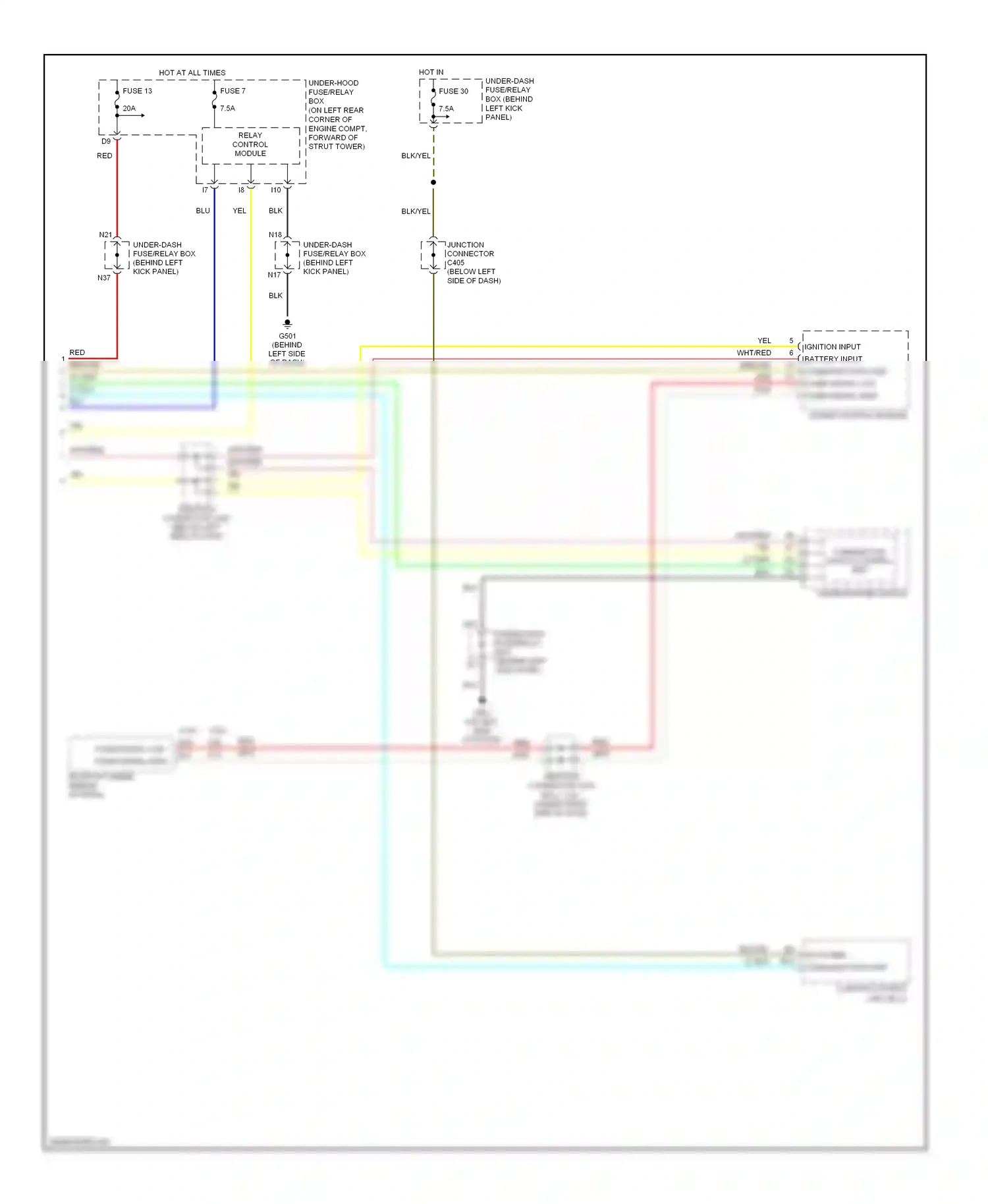 Wiring diagram lt blu for Honda Accord VII facelift (2005-2008) (9 of 43)