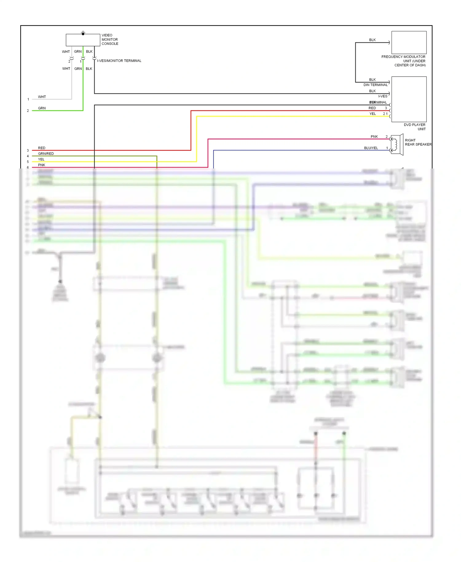 Wiring diagram mode switch for Honda Accord VII facelift (2005-2008) (2 of 9)