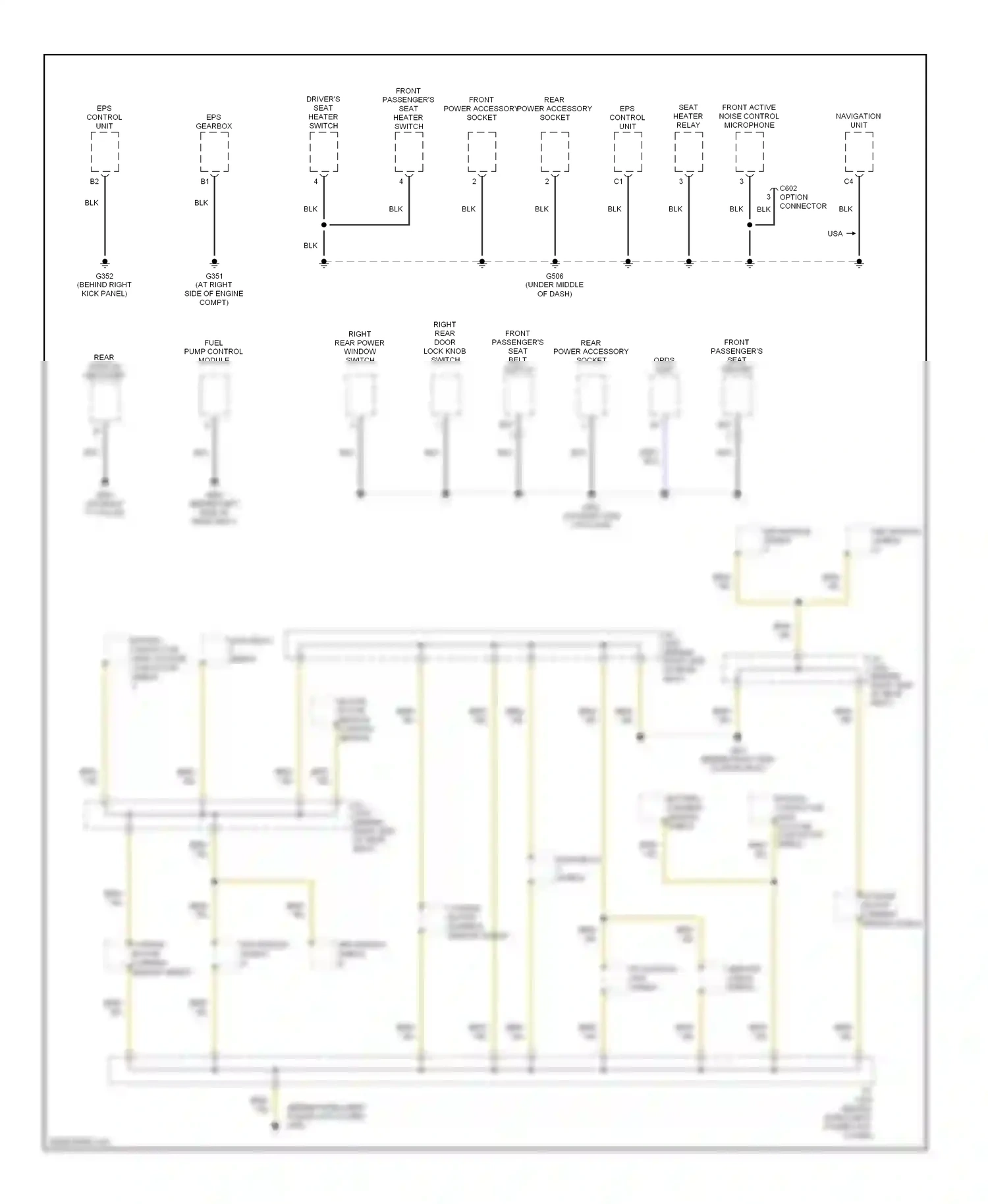 Wiring diagram mpi module shield c for Honda Accord VII facelift (2005-2008) (1 of 1)
