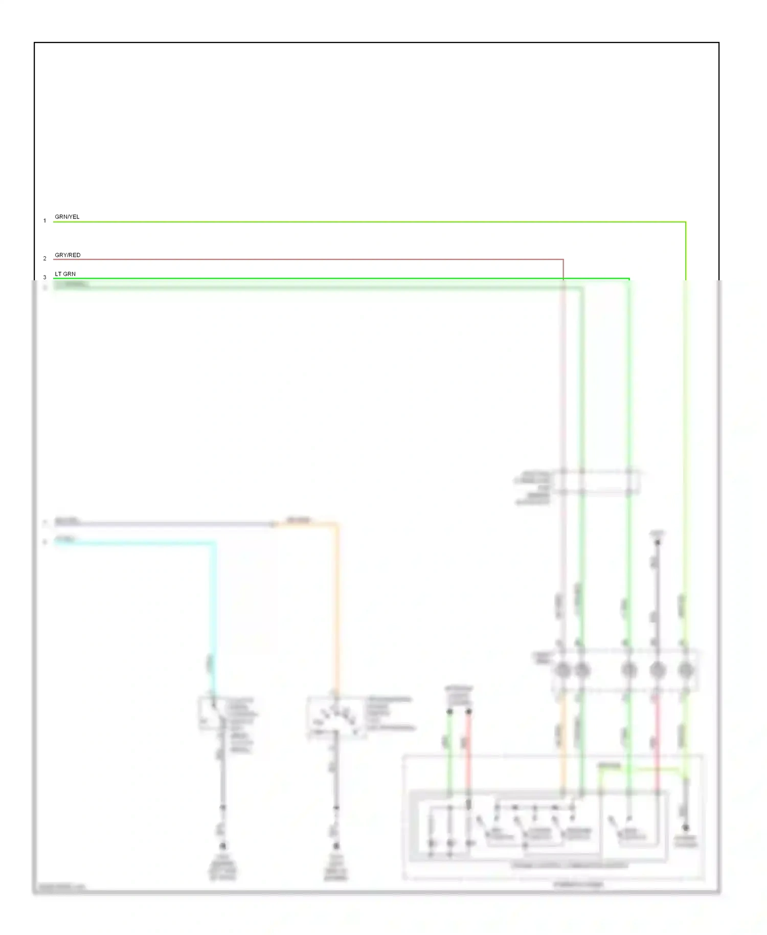 Wiring diagram set switch for Honda Accord VII facelift (2005-2008) (1 of 1)