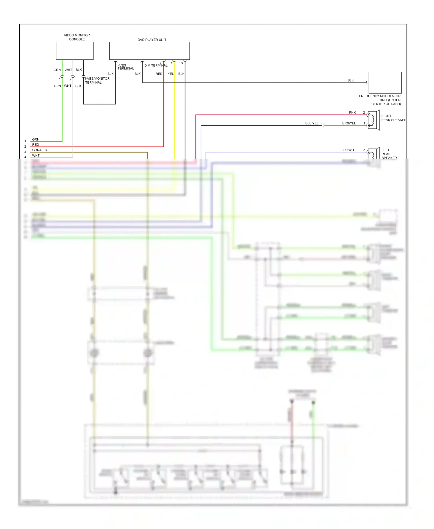 Wiring diagram volume down switch for Honda Accord VII facelift (2005-2008) (3 of 7)
