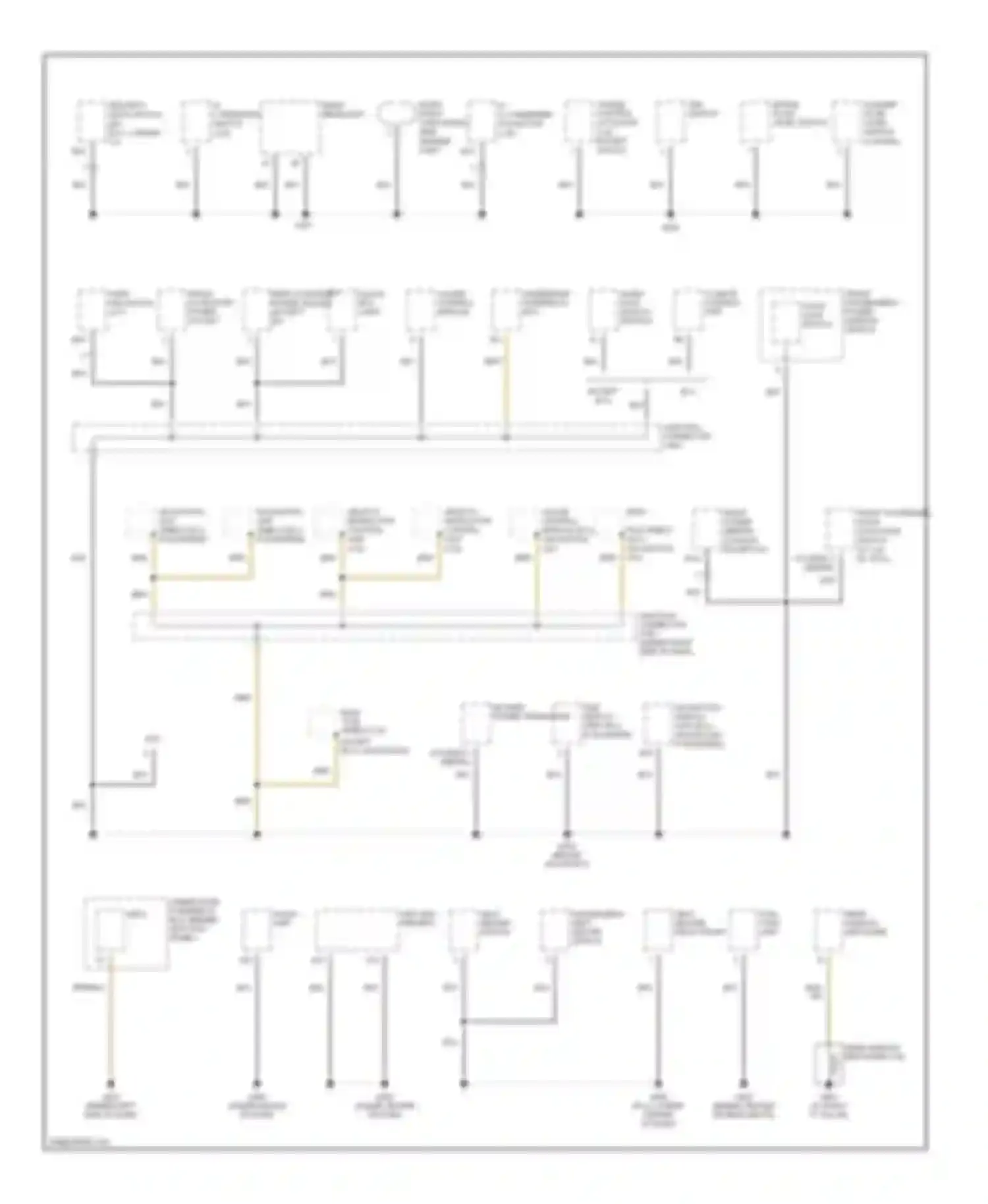 Accord Honda VII (2002-2006): Ground distribution circuit (3 of 4)