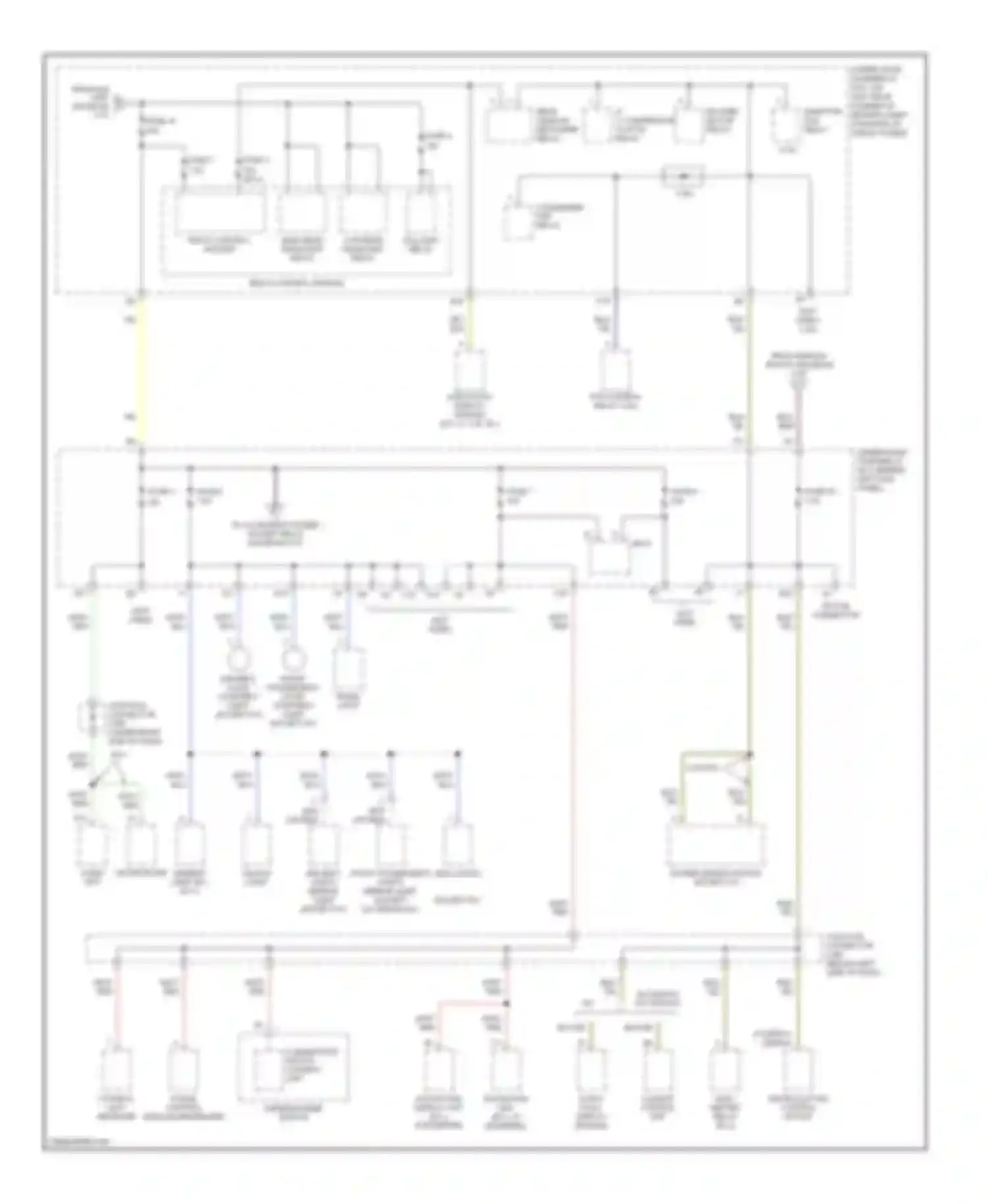 Accord Honda VII (2002-2006): Power distribution circuit (3 of 4)