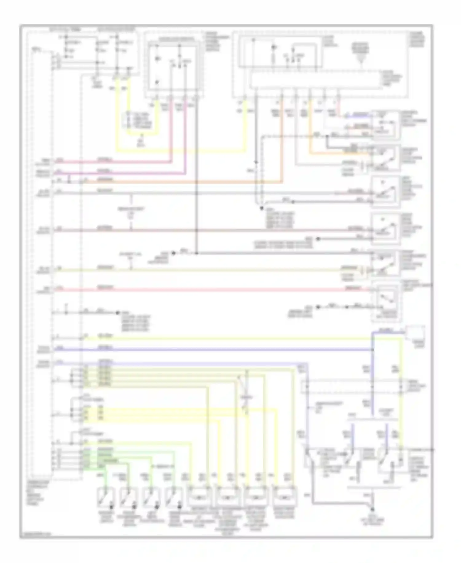 Accord Honda VII (2002-2006): Power door locks circuit