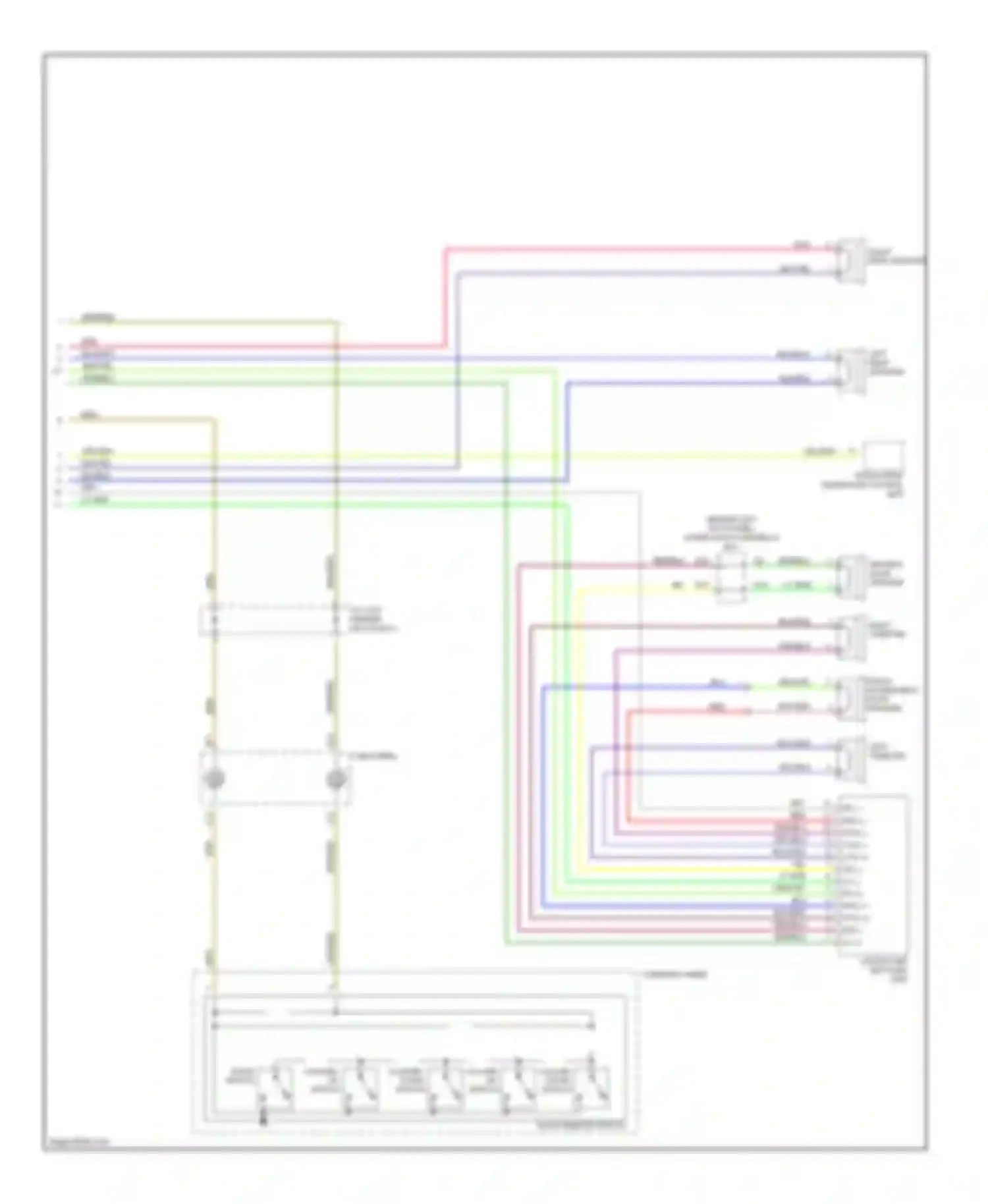 Car Wiring Diagrams for Accord Honda VII (2002-2006): 3.0l, radio circuit, dx, lx, ex m/t coupe (2 of 2)