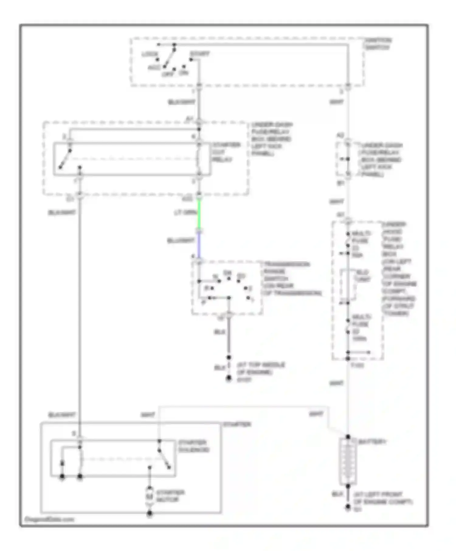 Accord Honda VII (2002-2006): 2.4l, starting circuit, a/t