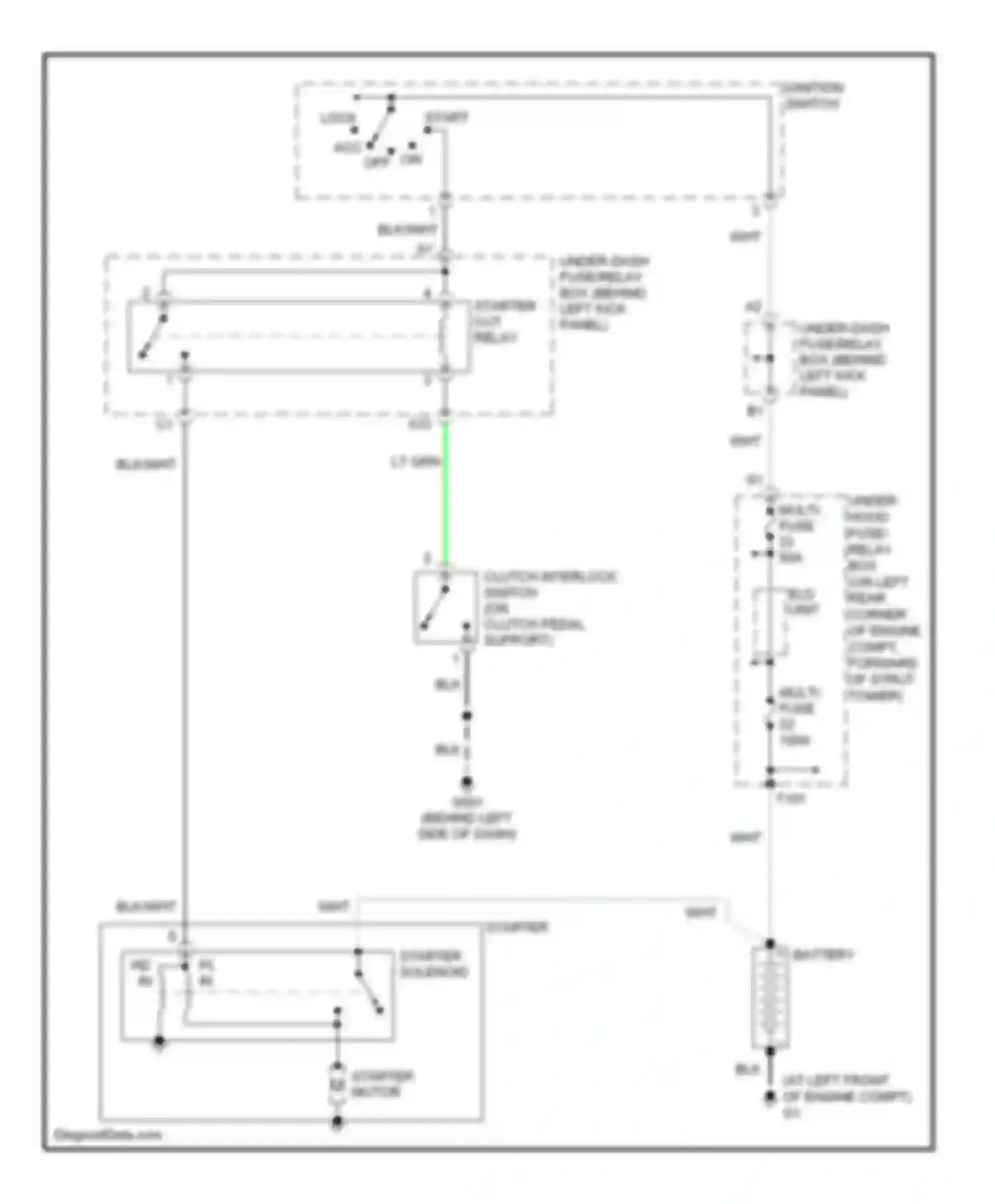 Accord Honda VII (2002-2006): 2.4l, starting circuit, m/t