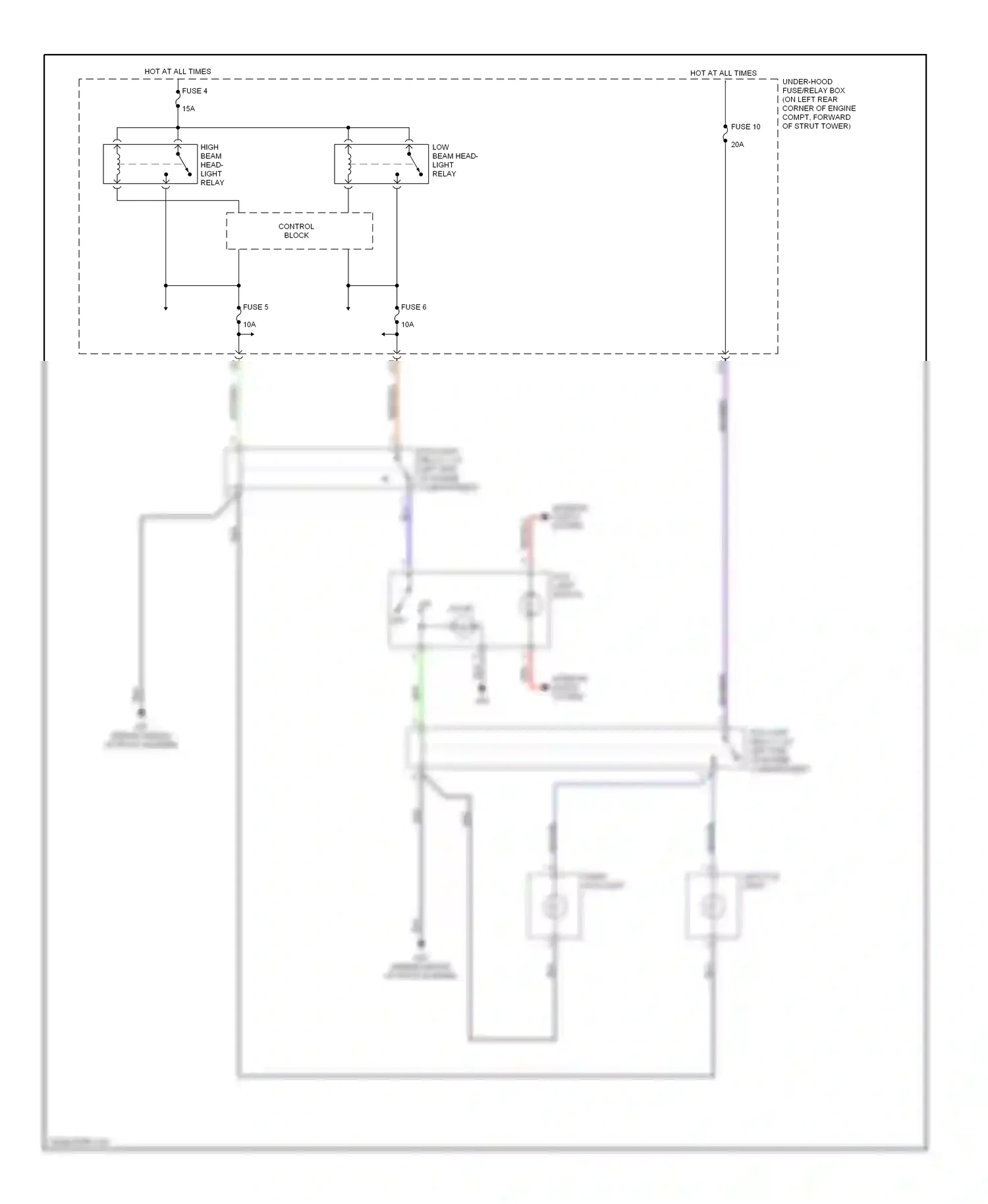 Wiring diagram compartment) for Honda Accord VII (2002-2006) (1 of 1)