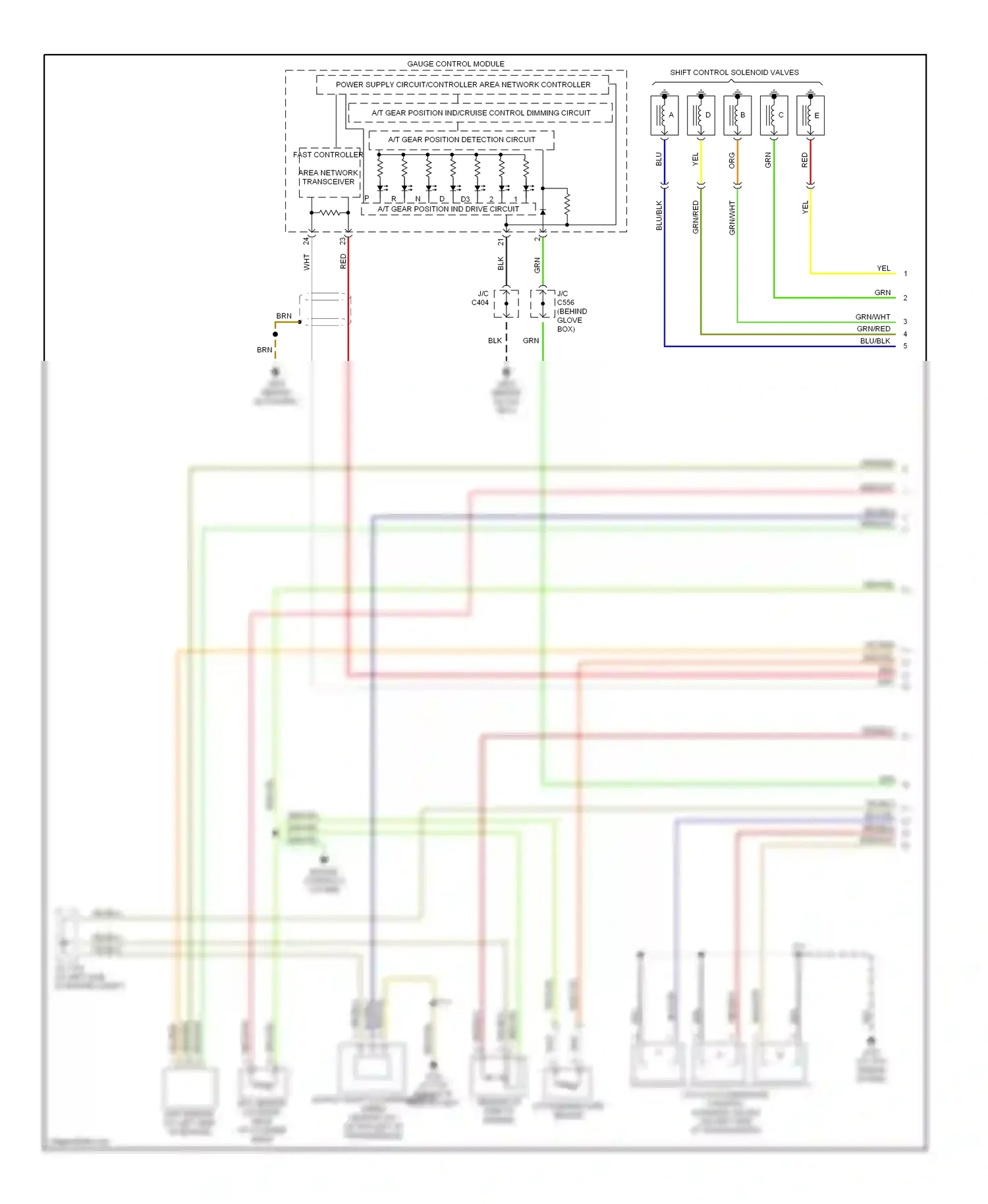 Wiring diagram fast controller for Honda Accord VII (2002-2006) (1 of 1)