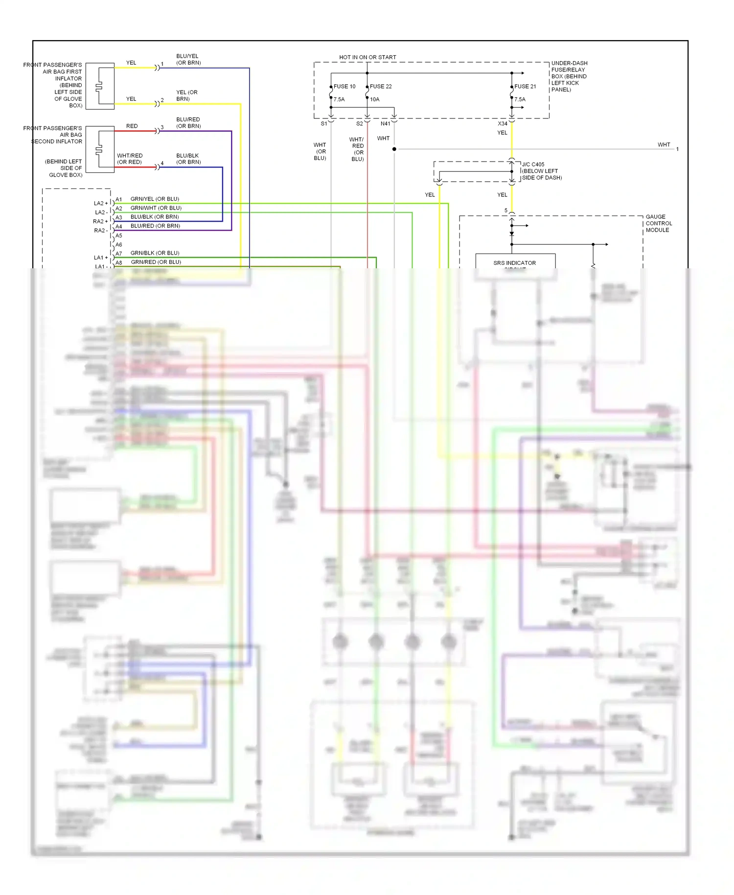 Wiring diagram gauge control module for Honda Accord VII (2002-2006) (28 of 30)
