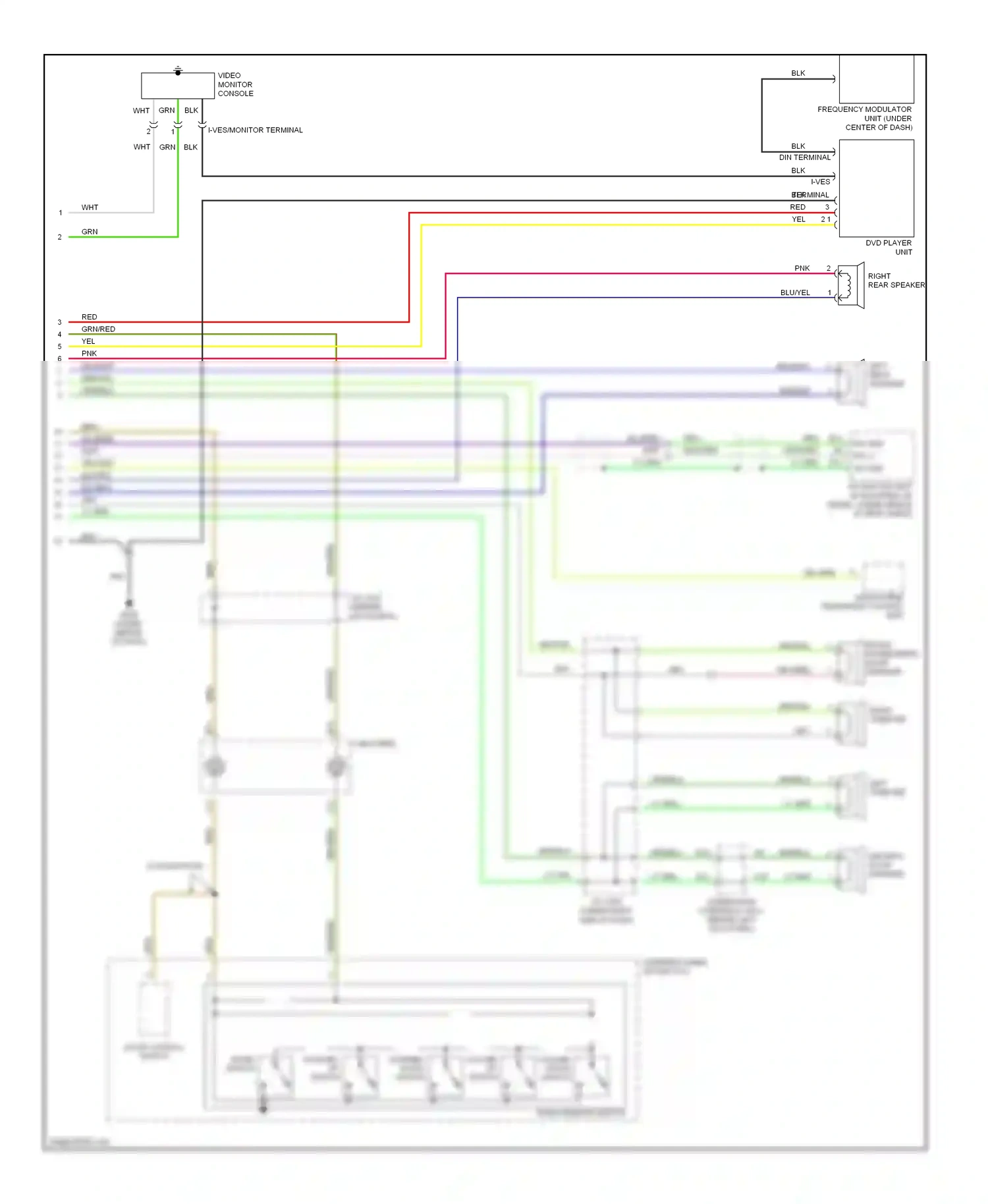 Wiring diagram volume down switch for Honda Accord VII (2002-2006) (12 of 12)