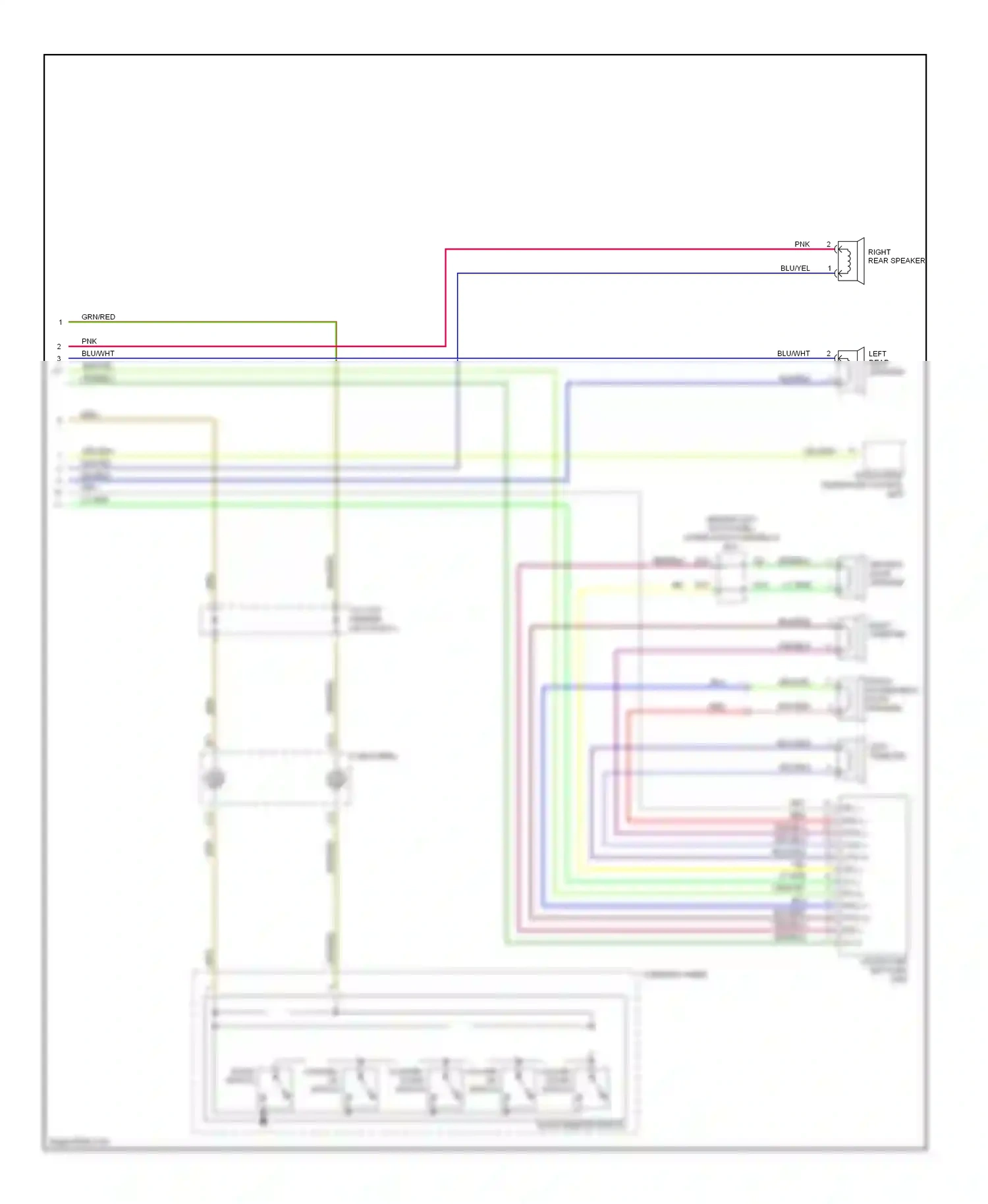 Wiring diagram volume down switch for Honda Accord VII (2002-2006) (5 of 12)