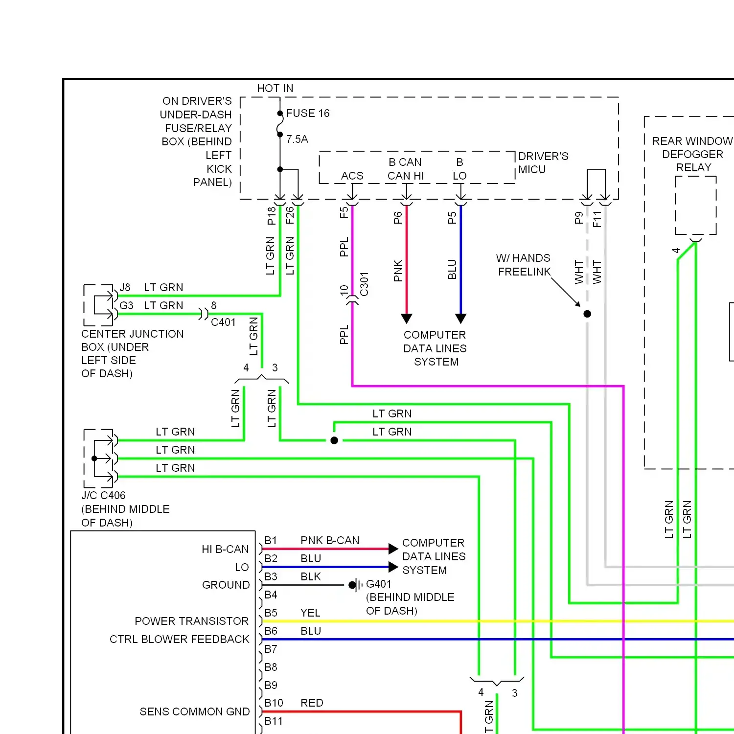 demo - 2.4l, automatic a/c circuit, without navigation (1 of 2) 2.4l, automatic a/c circuit, without navigation (1 of 2)
