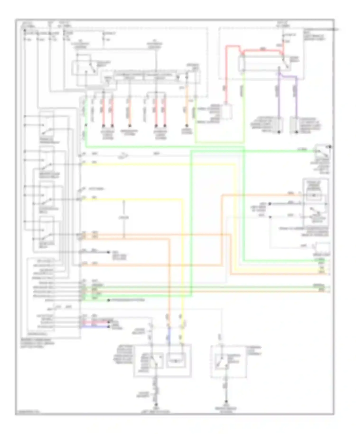 Accord Honda VIII facelift (2011-2013): Forced entry circuit (1 of 3)